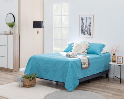 Foto 4 | Colcha King Size Starhaus Andorra Azul 3 Piezas