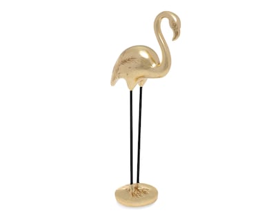 Foto 1 | Escultura de Flamingo Kahill de Poliresina