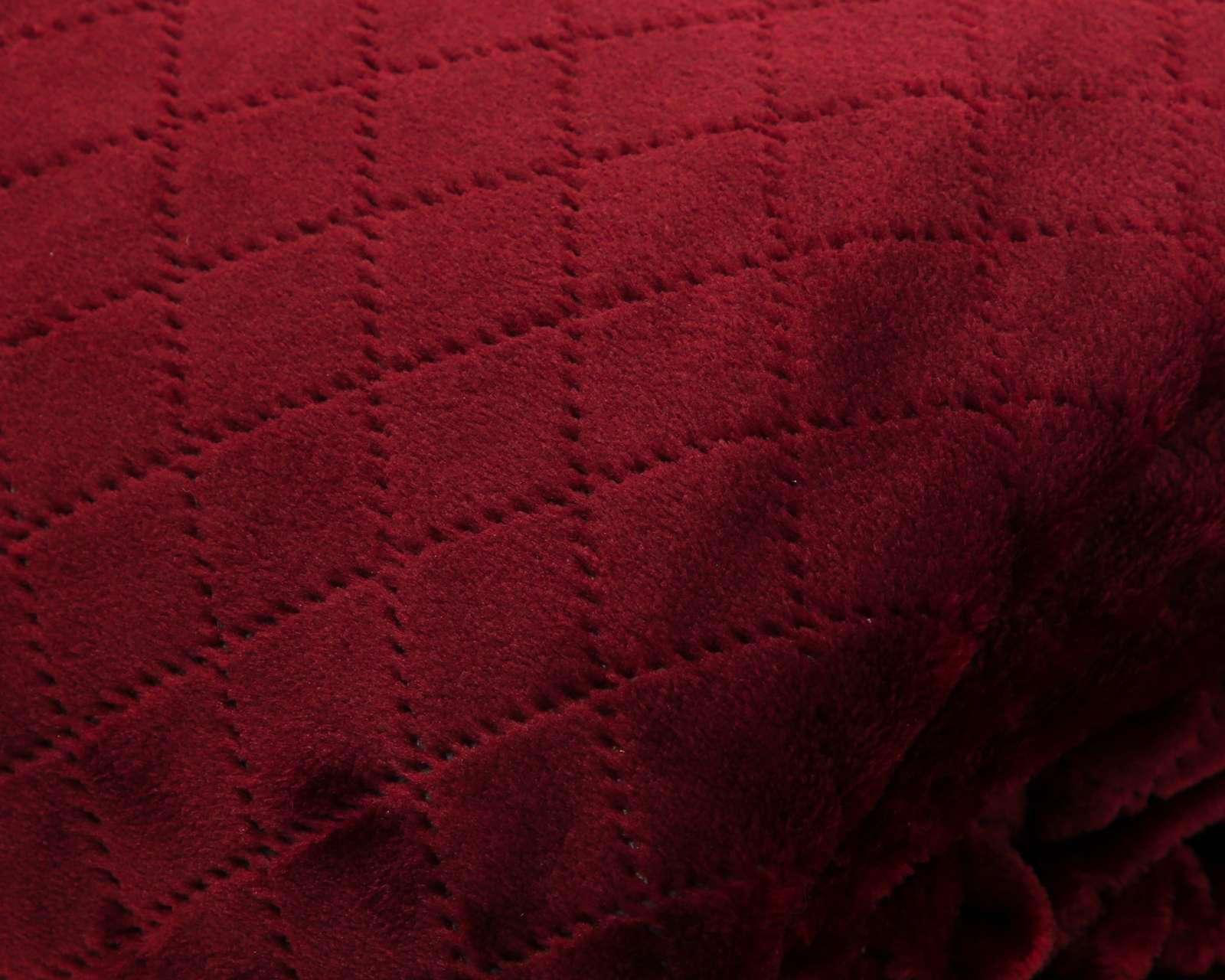 Foto 4 pulgar | Cobertor Providencia King Size Diamante Vino