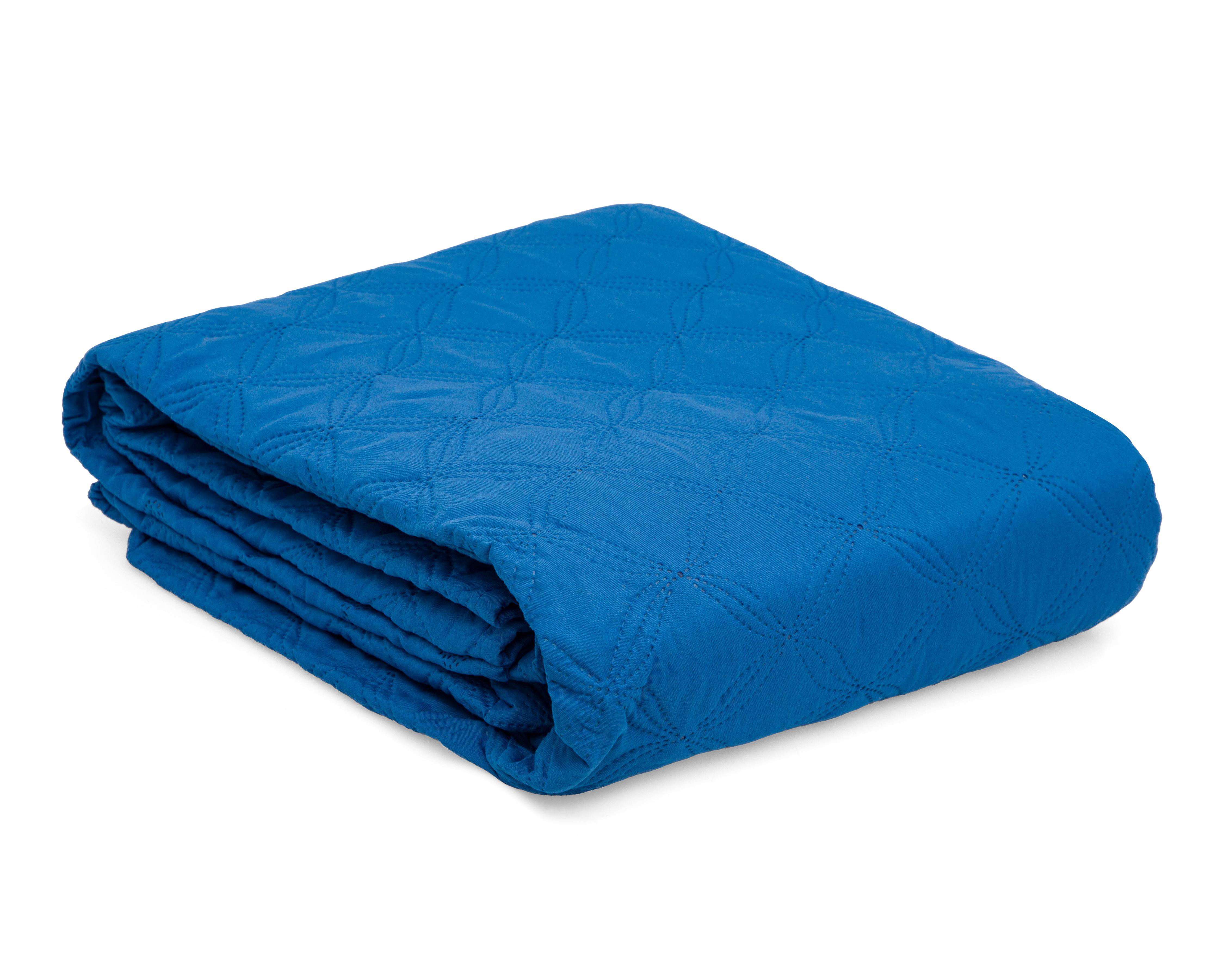 Foto 3 pulgar | Colcha King Size Starhaus Cletine B Azul 3 Piezas