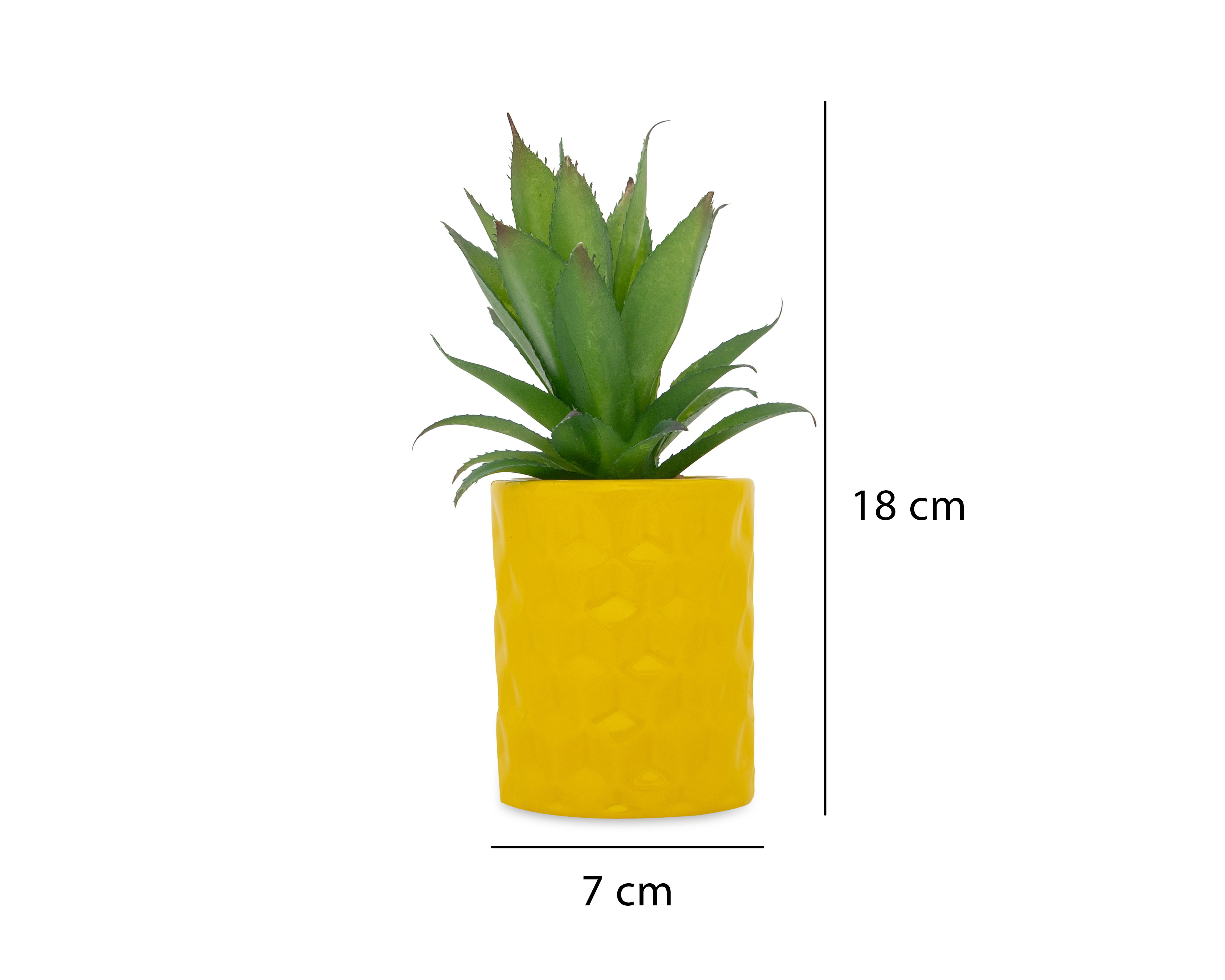 Foto 5 | Suculenta Artificial con Maceta Starhaus 12 cm