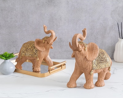 Foto 5 | Escultura de Elefante Kaeled de Poliresina