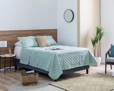Foto 1 | Colcha King Size Starhaus Cletine G Verde 3 Piezas