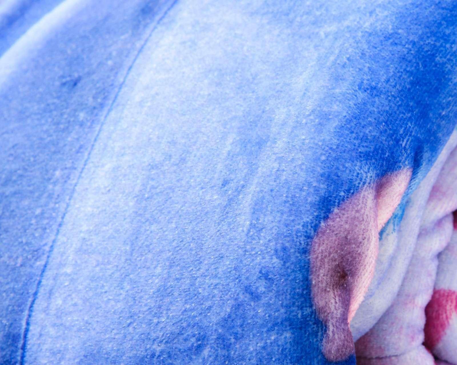Foto 4 pulgar | Cobertor Providencia Matrimonial Morado Azul 1 Pieza
