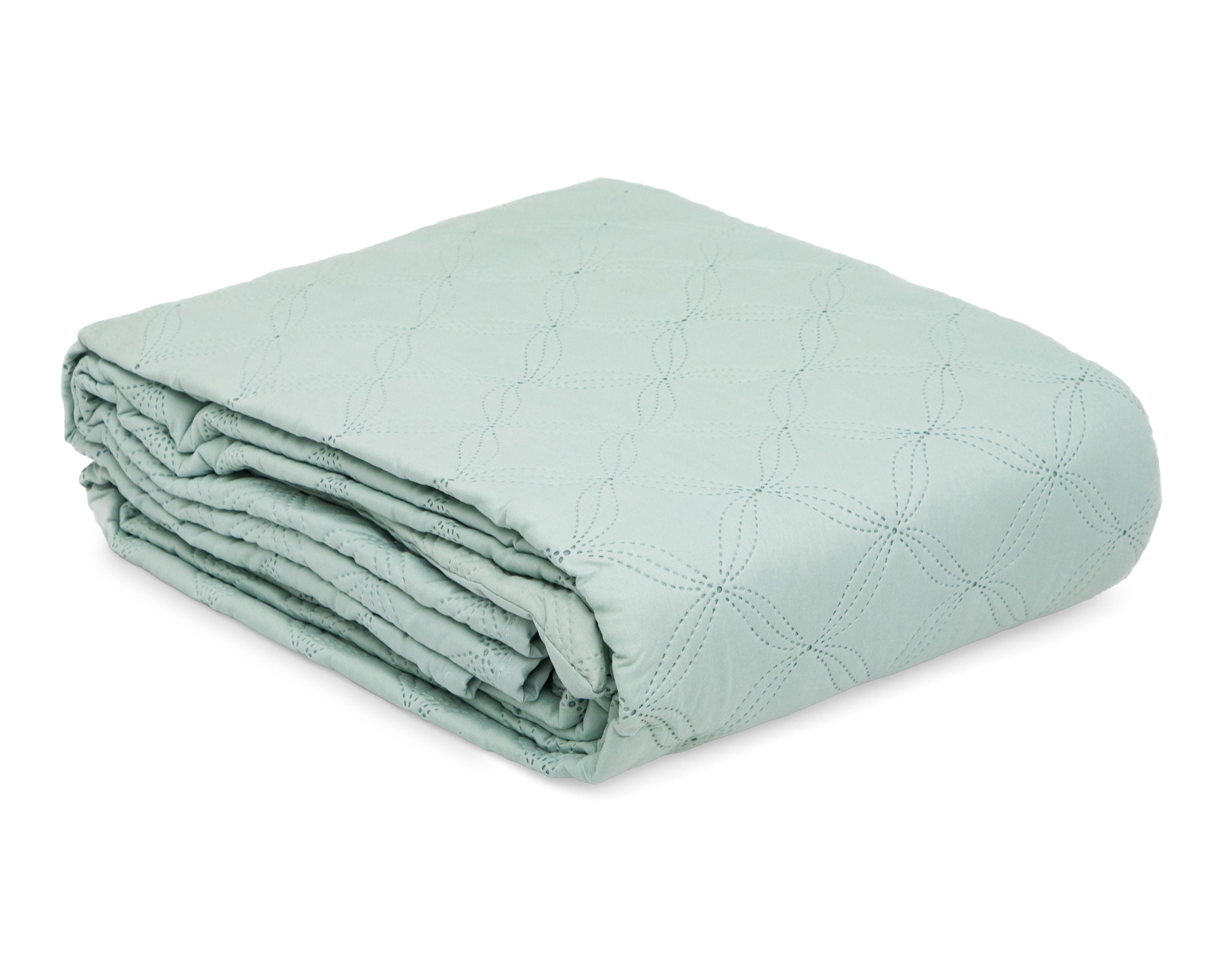 Foto 1 | Colcha Matrimonial Starhaus Cletine G Aqua