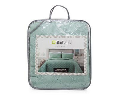 Foto 4 | Colcha Matrimonial Starhaus Cletine G Aqua