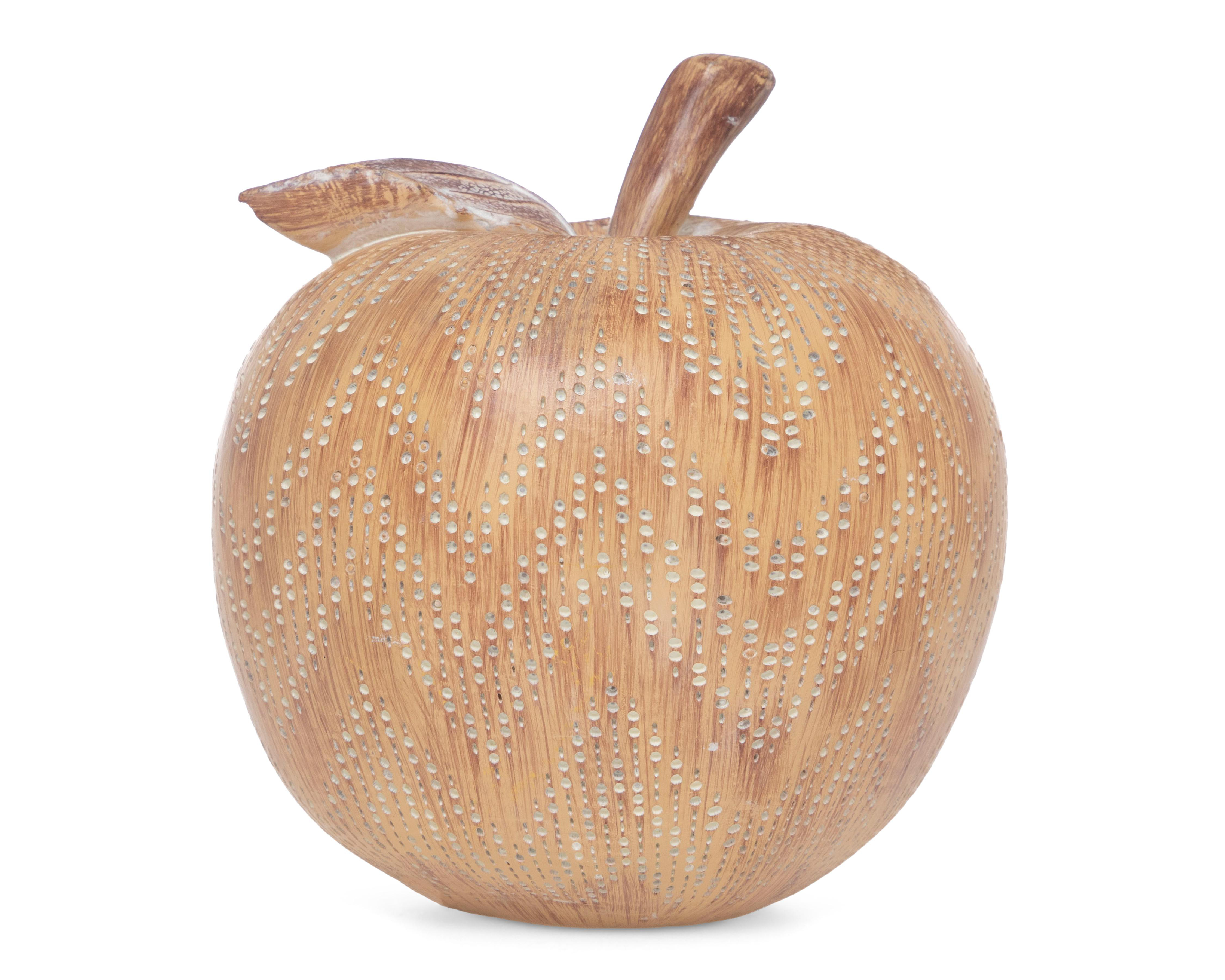 Escultura de Manzana Kadir de Poliresina
