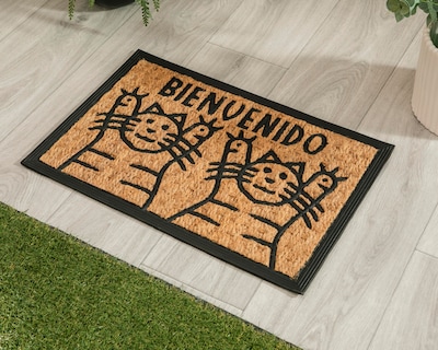 Foto 5 | Tapete de Entrada Cats 60 x 40 cm