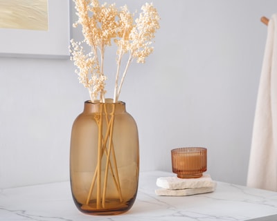 Foto 4 | Jarrón Decorativo Kadin de Vidrio