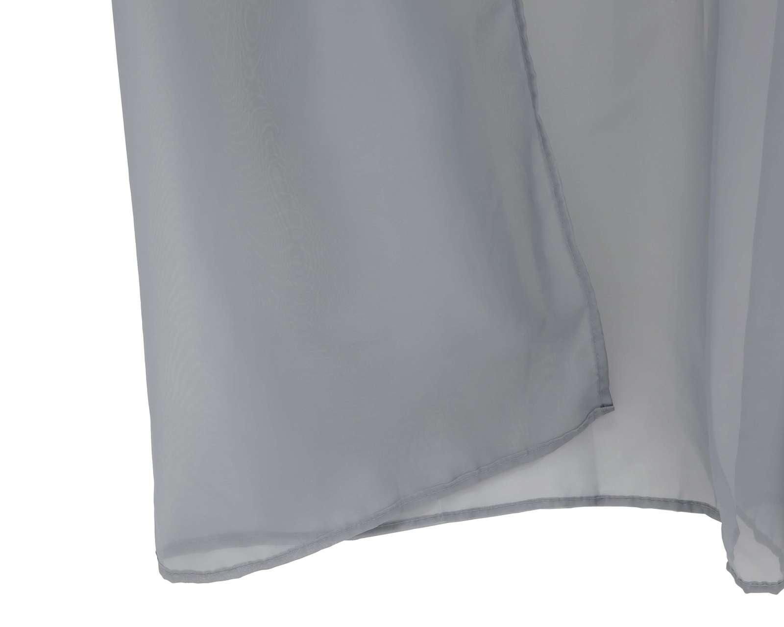 Foto 4 pulgar | Cortina Tergal 140 x 225 cm Gris