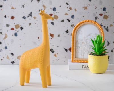 Foto 5 | Figura Decorativa de Jirafa Kadash de Cerámica
