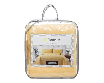 Foto 4 | Colcha Matrimonial Starhaus Jailen Amarillo