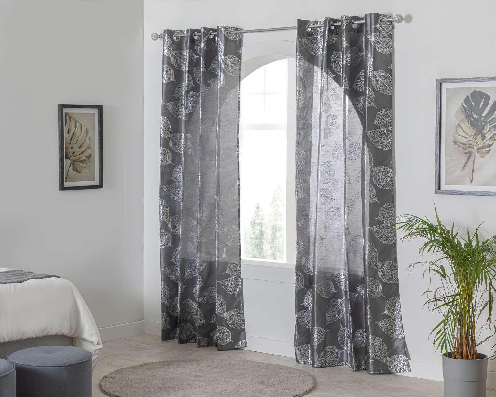 Cortinas Britania 280 x 225 cm Gris