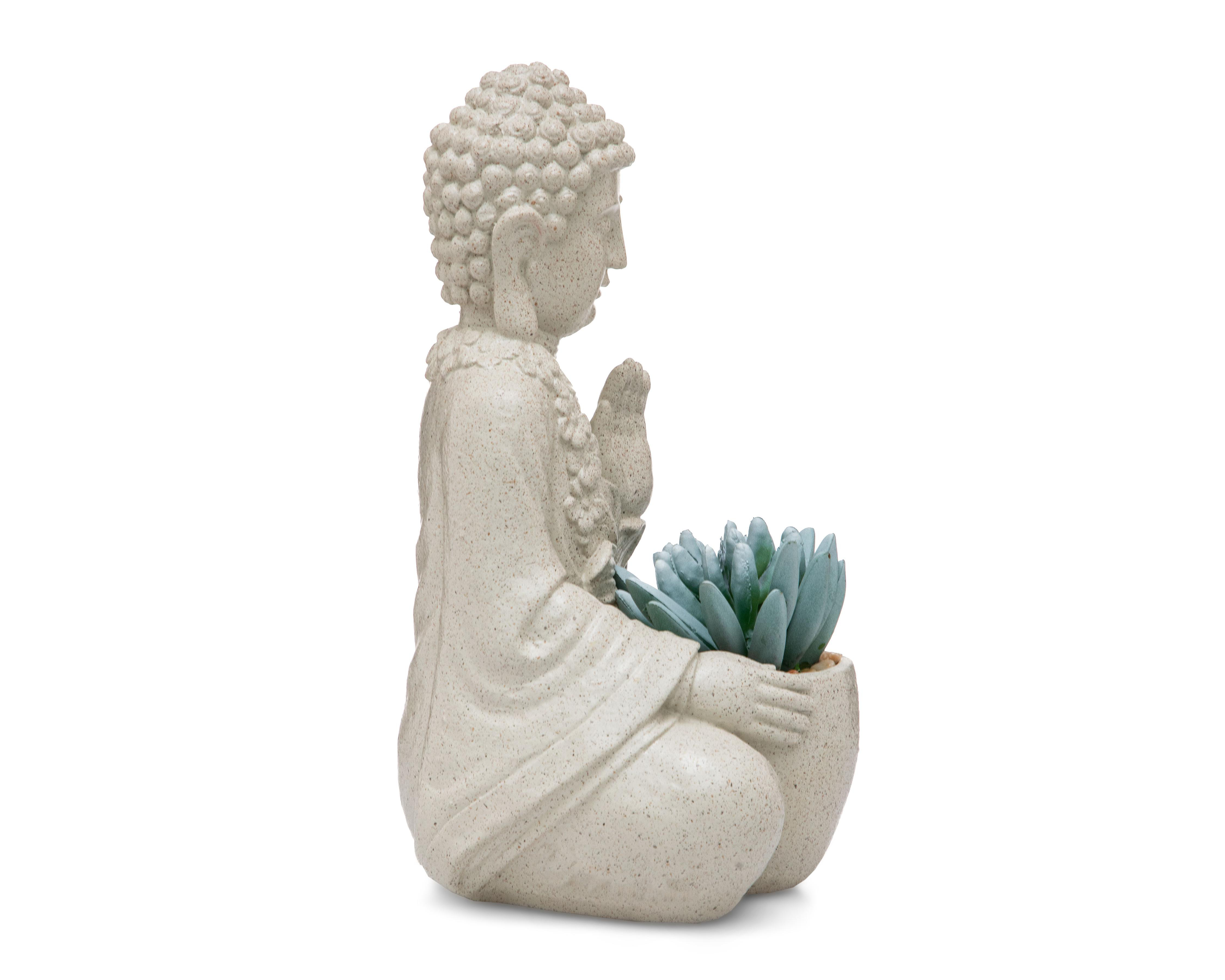 Foto 4 pulgar | Escultura de Buda Kadhaa de Poliresina