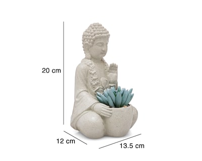 Foto 5 | Escultura de Buda Kadhaa de Poliresina