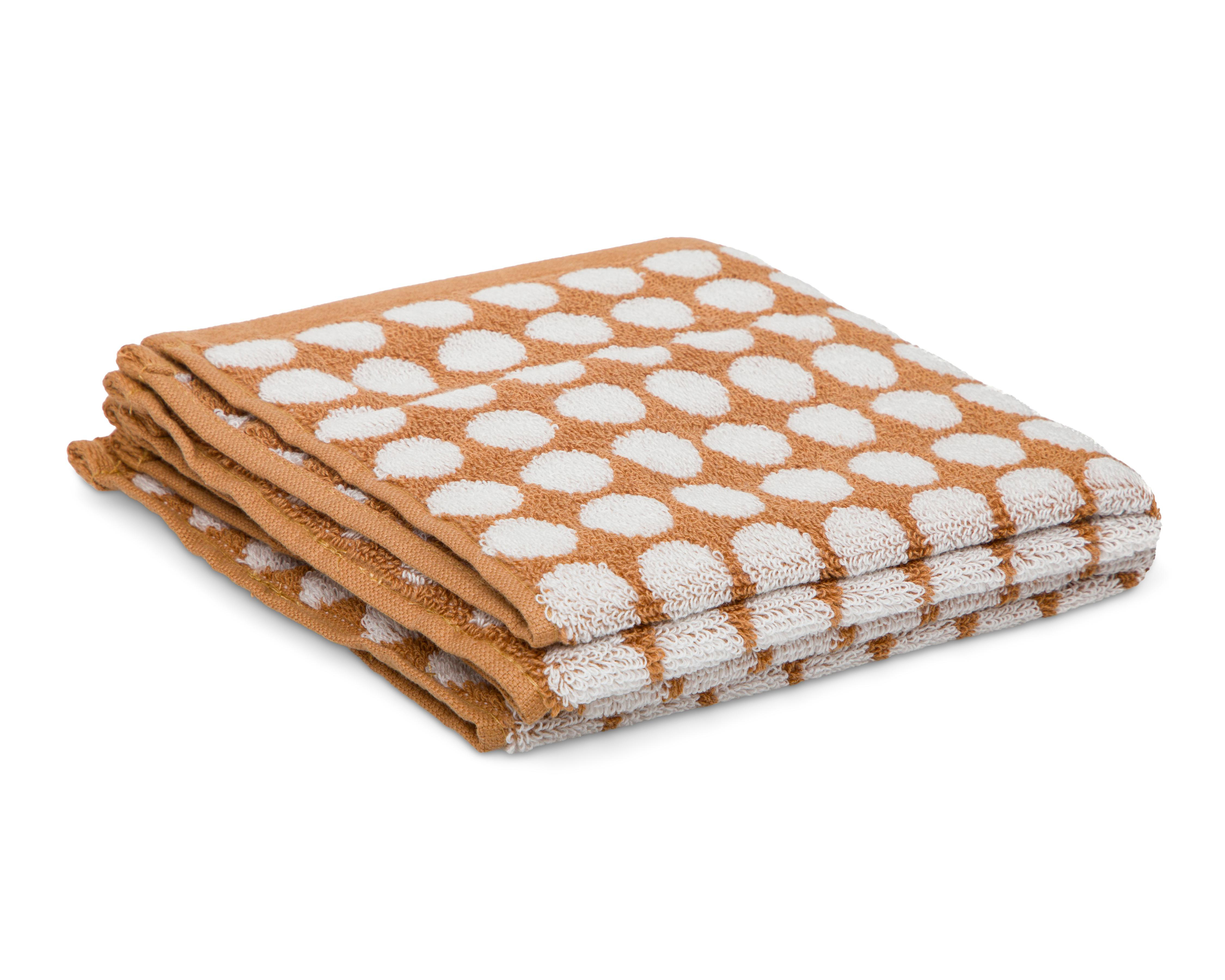 Toalla Facial Starhaus Gingham Café 2 Piezas