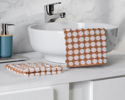Foto 4 | Toalla Facial Starhaus Gingham Café 2 Piezas