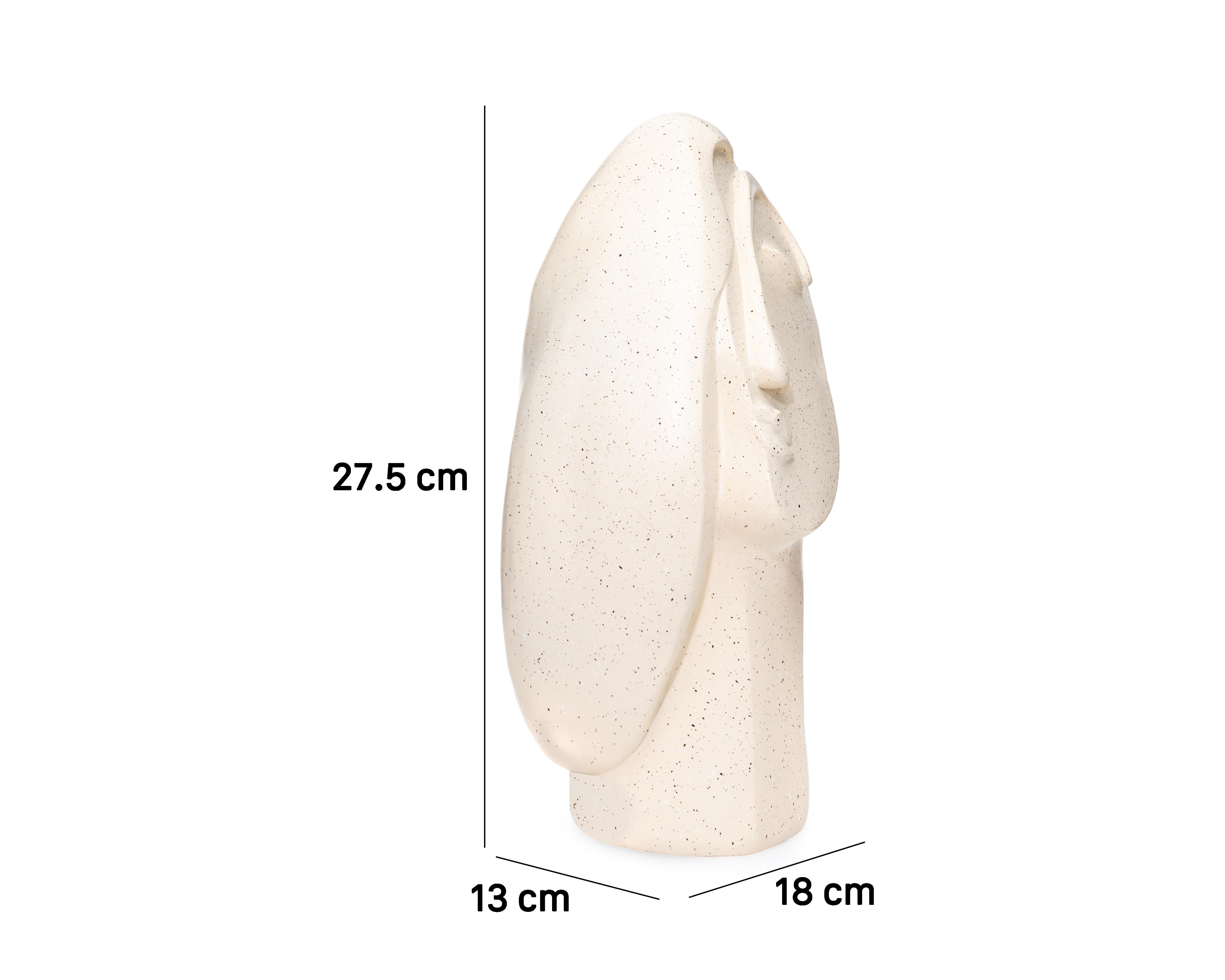 Foto 7 pulgar | Escultura de Rostro Kachig de Poliresina