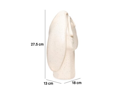 Foto 6 | Escultura de Rostro Kachig de Poliresina