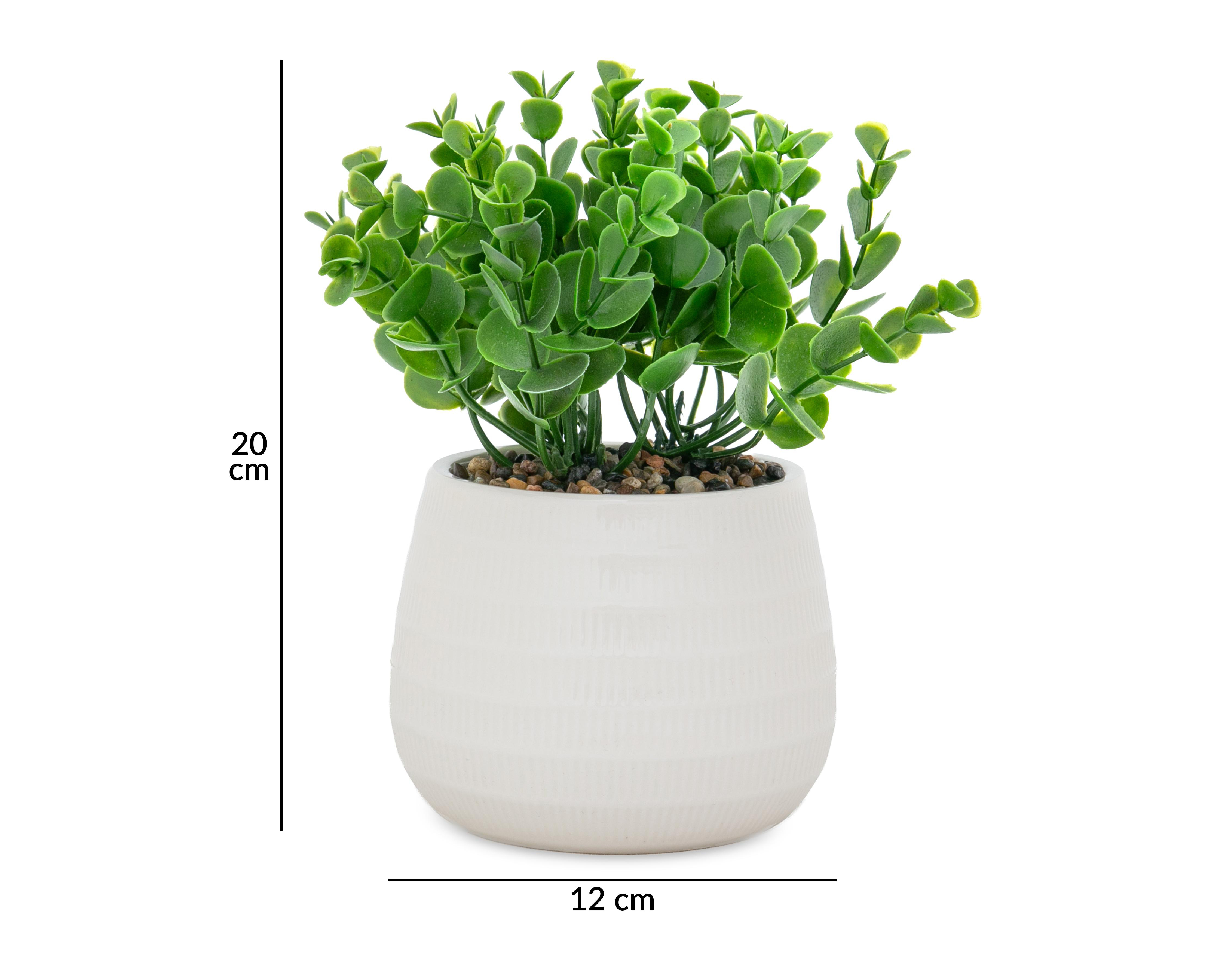 Foto 6 pulgar | Planta Artificial con Maceta Starhaus 20 cm