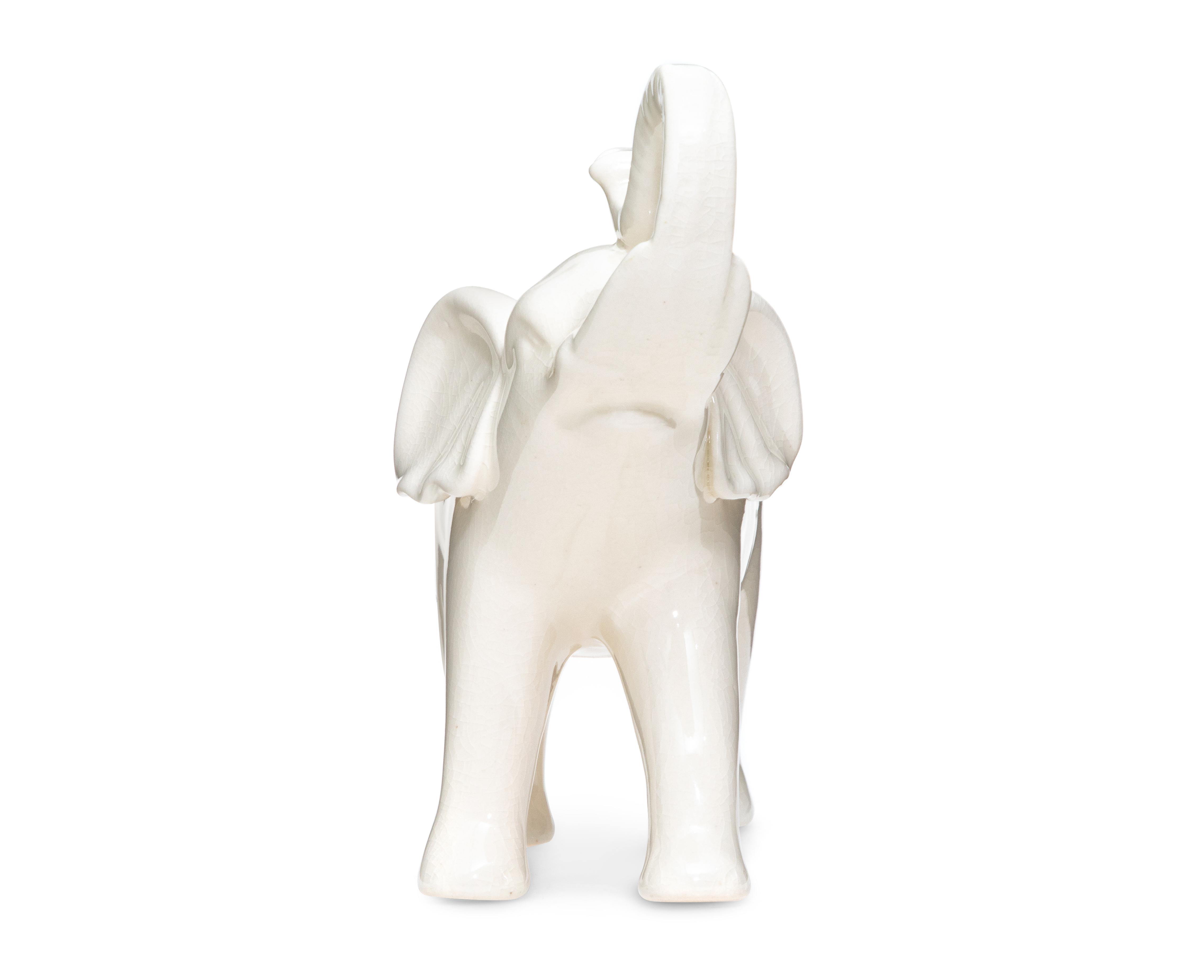 Foto 4 pulgar | Escultura de Elefante Oskars de Cerámica