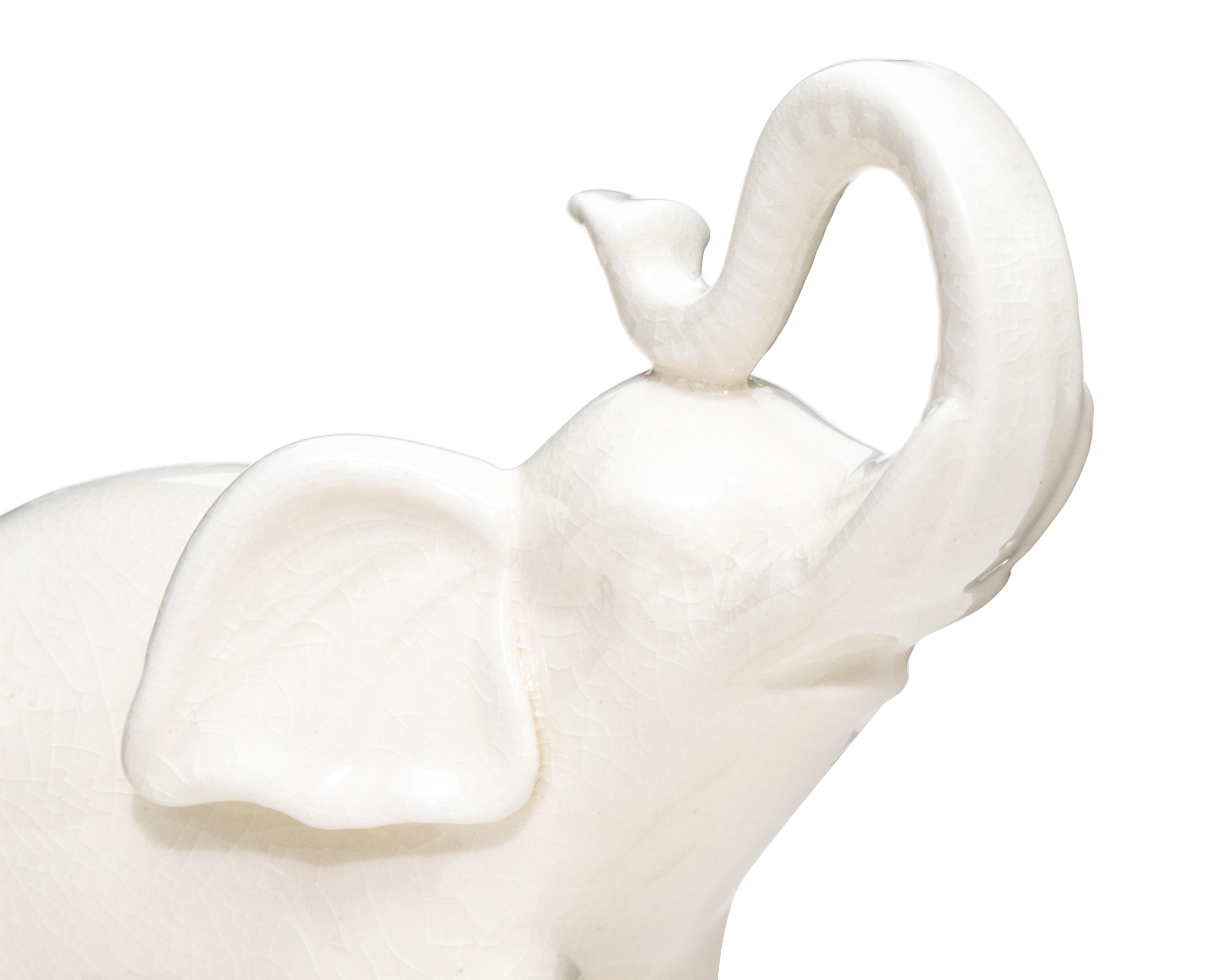 Foto 5 pulgar | Escultura de Elefante Oskars de Cerámica