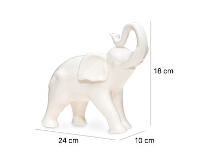 Foto 6 | Escultura de Elefante Oskars de Cerámica