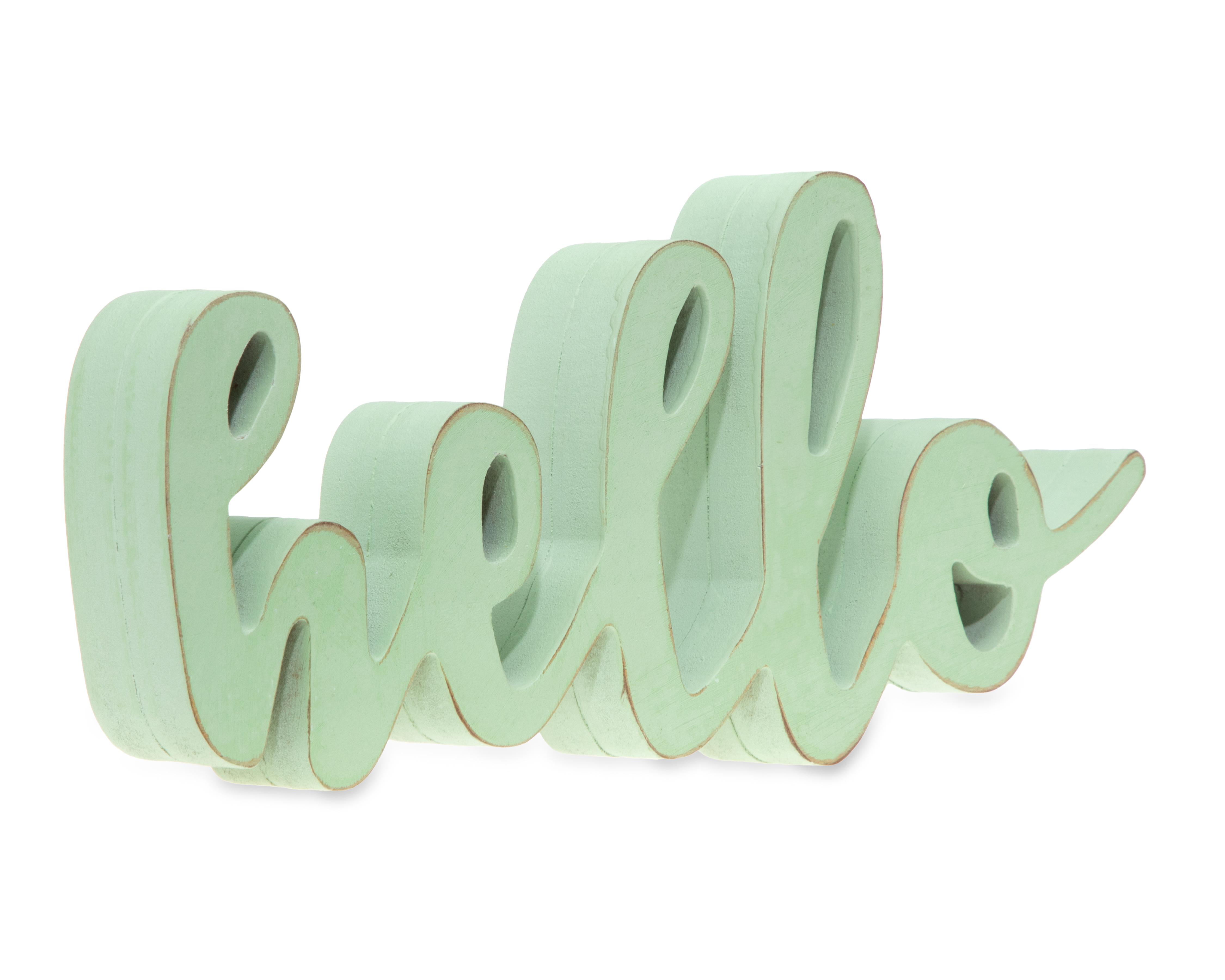 Escultura de Letras Kabir de Madera