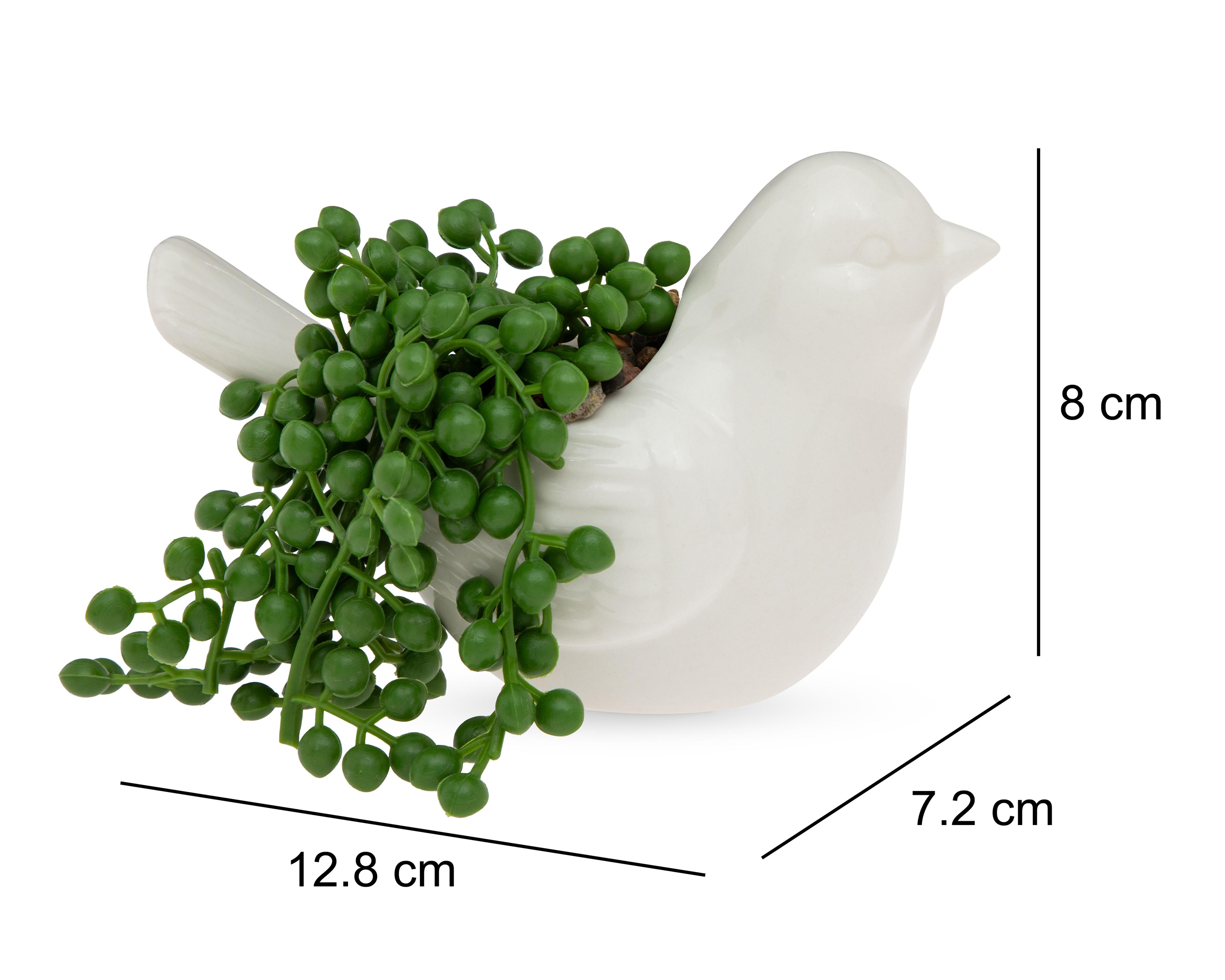 Foto 6 pulgar | Planta Artificial con Maceta Starhaus 8 cm