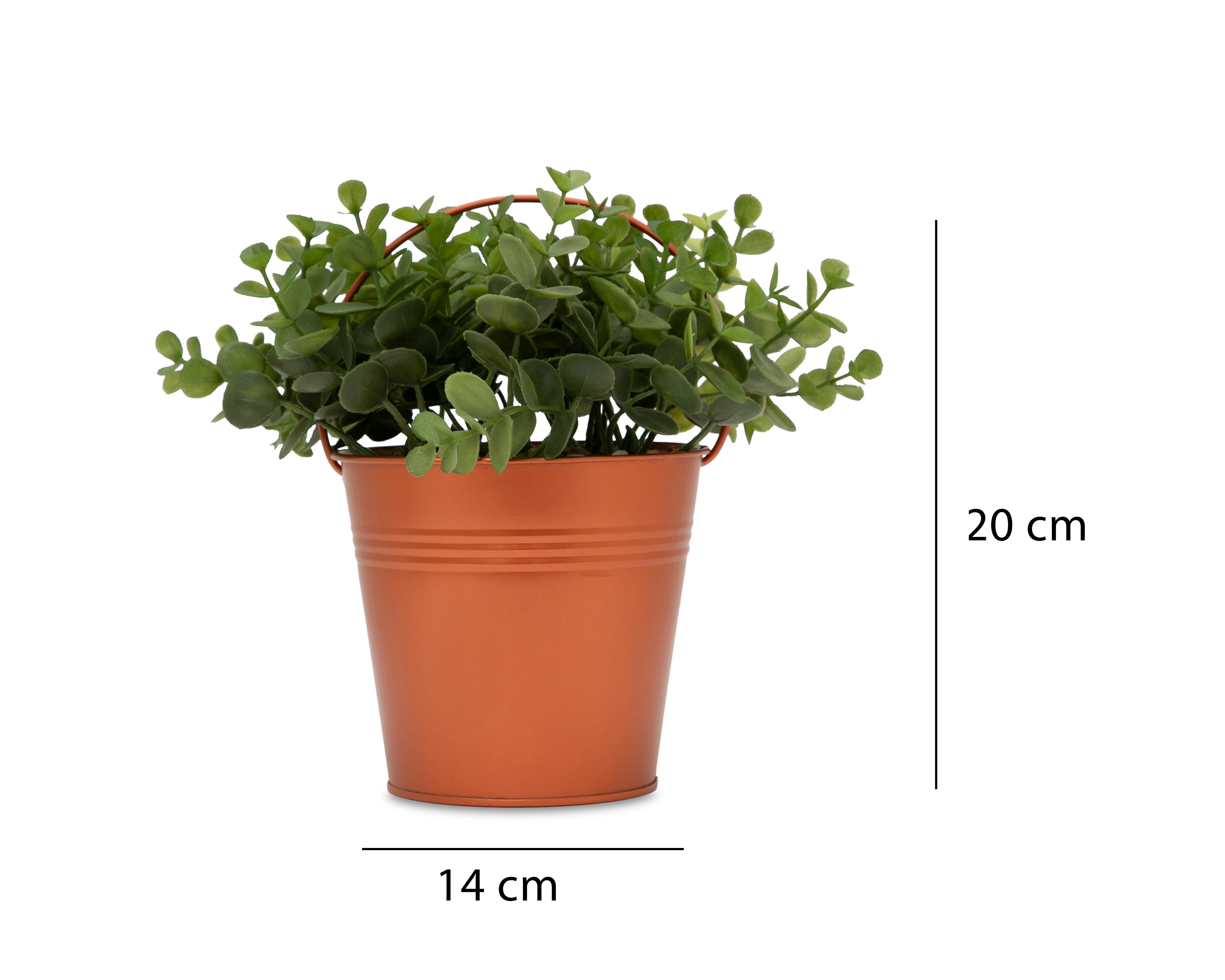 Foto 6 pulgar | Árbol de Jade Artificial con Maceta Starhaus 20 cm