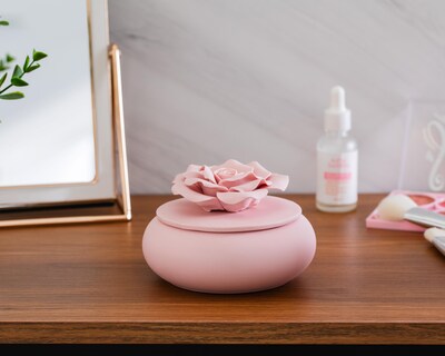Foto 4 | Joyero de Cerámica Starhaus Rosa