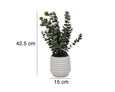 Foto 5 | Eucalipto Artificial con Maceta Starhaus 42.5 cm