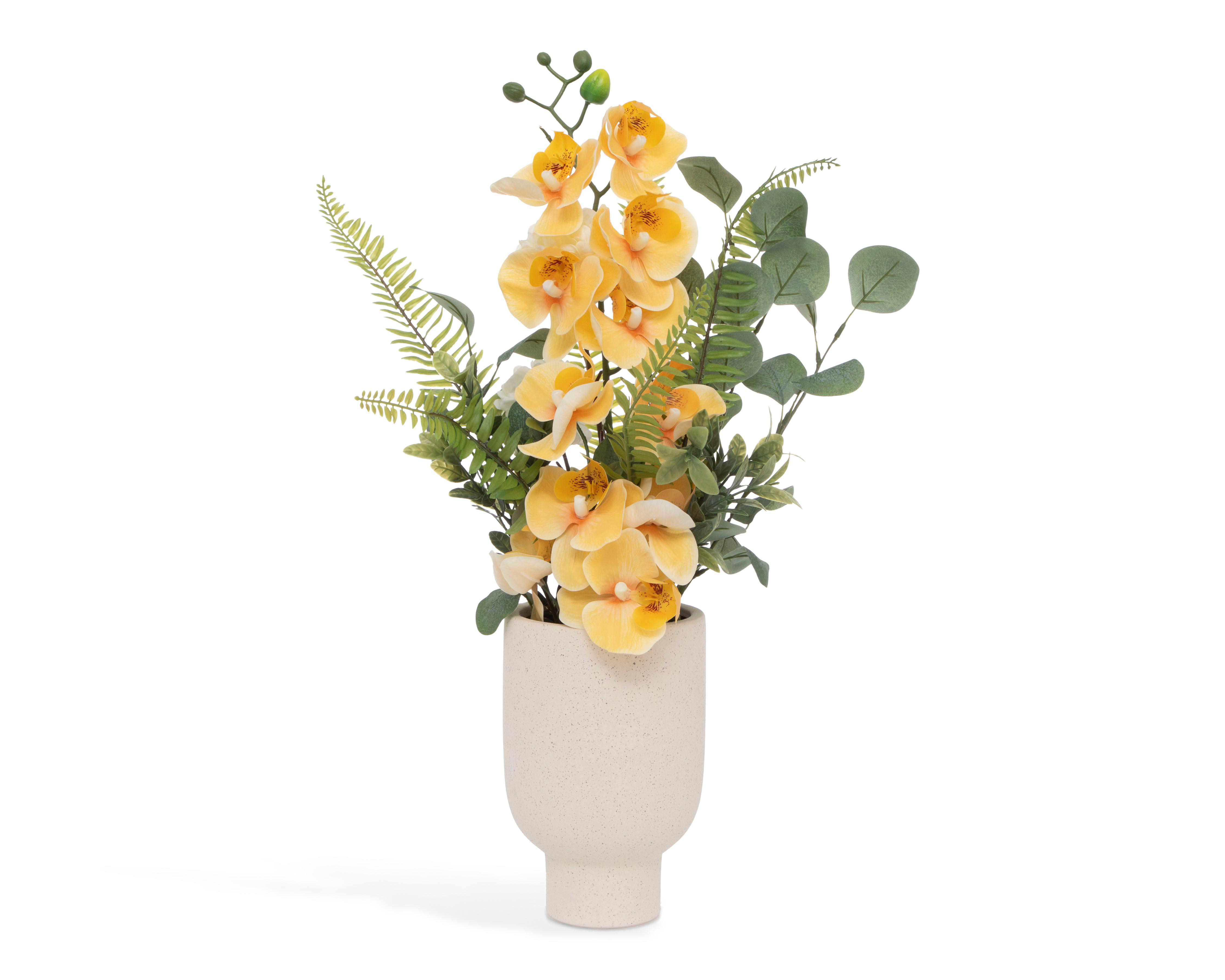 Orquídea Artificial con Jarrón Starhaus 59 cm
