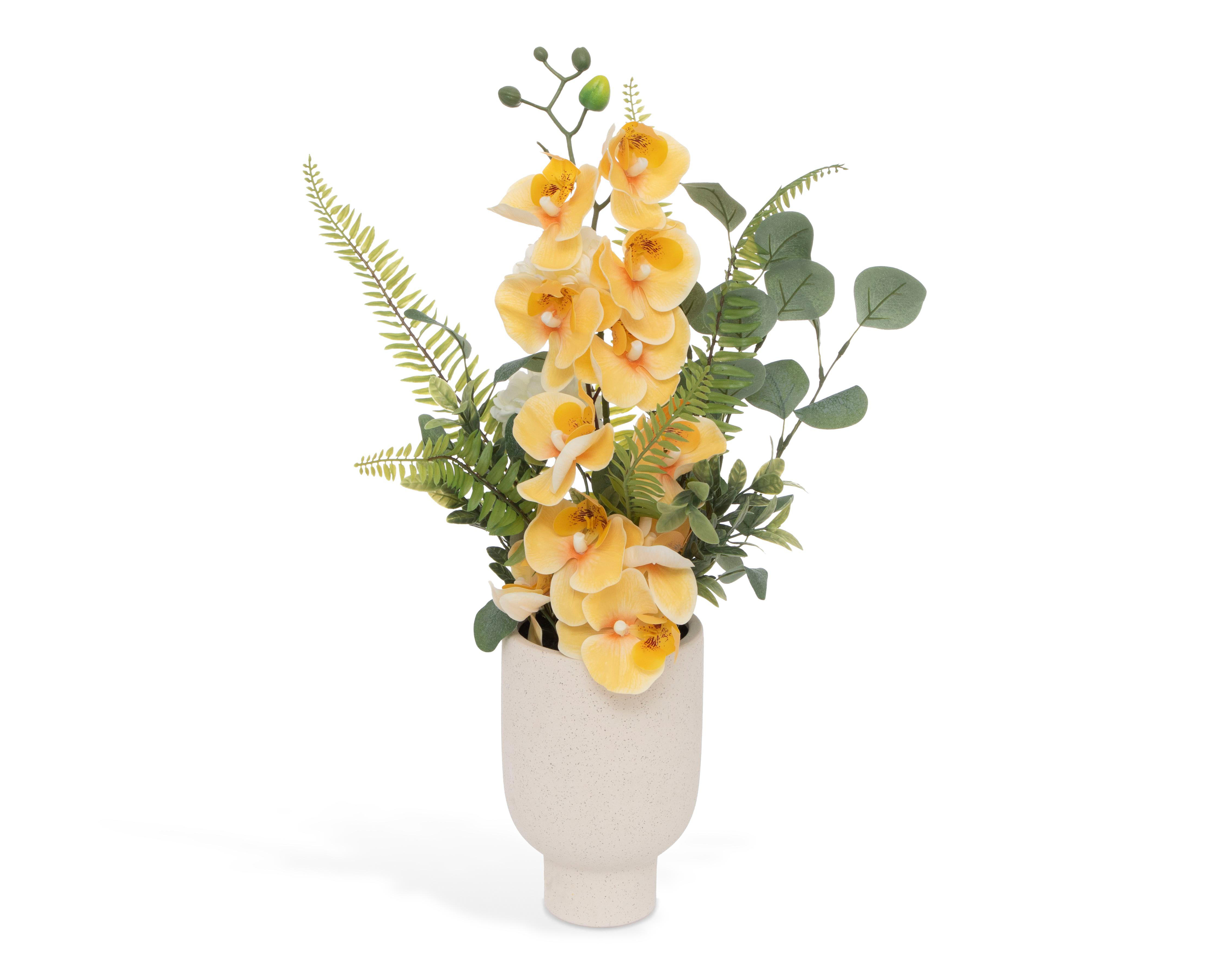 Foto 3 pulgar | Orquídea Artificial con Jarrón Starhaus 59 cm