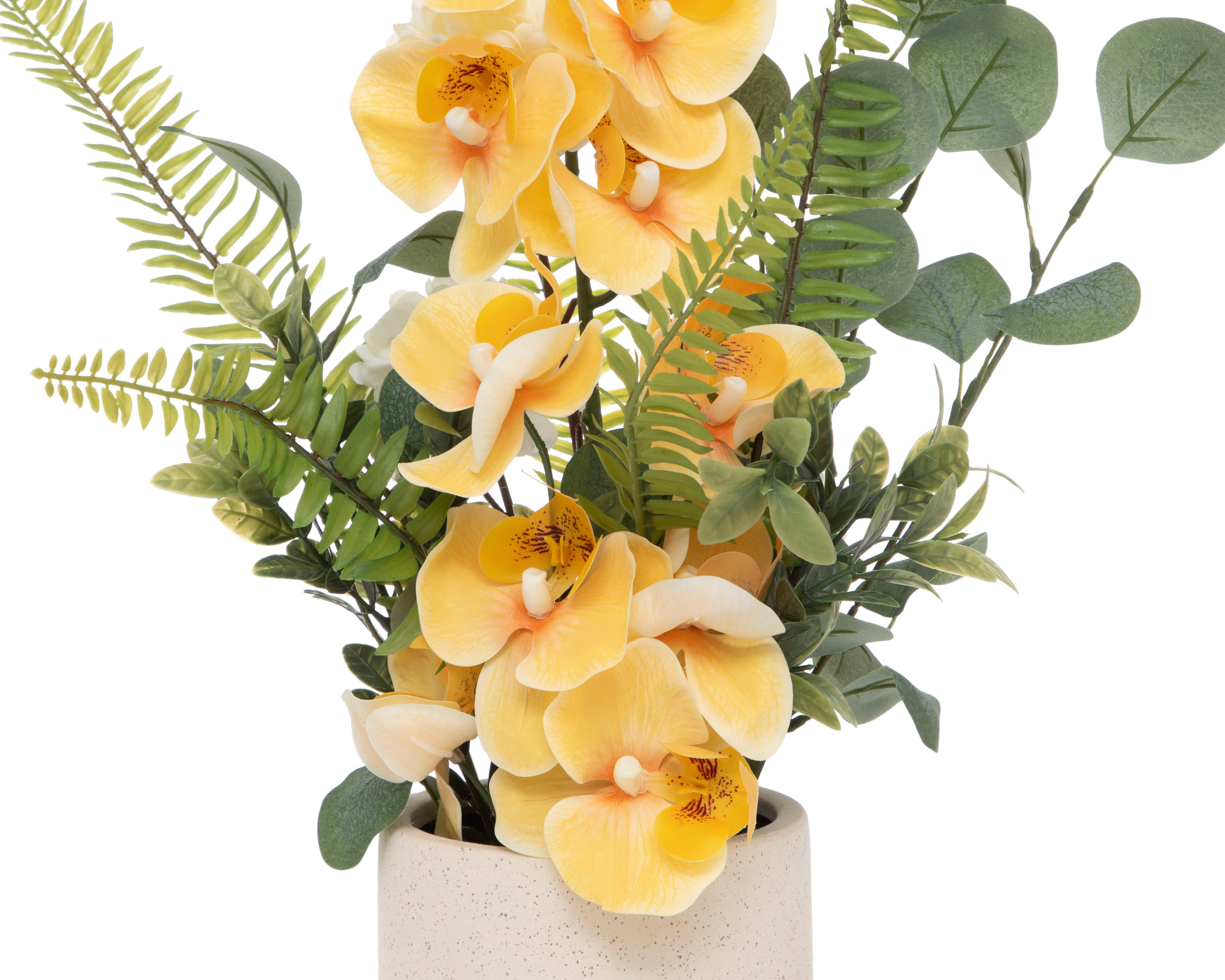Foto 4 pulgar | Orquídea Artificial con Jarrón Starhaus 59 cm