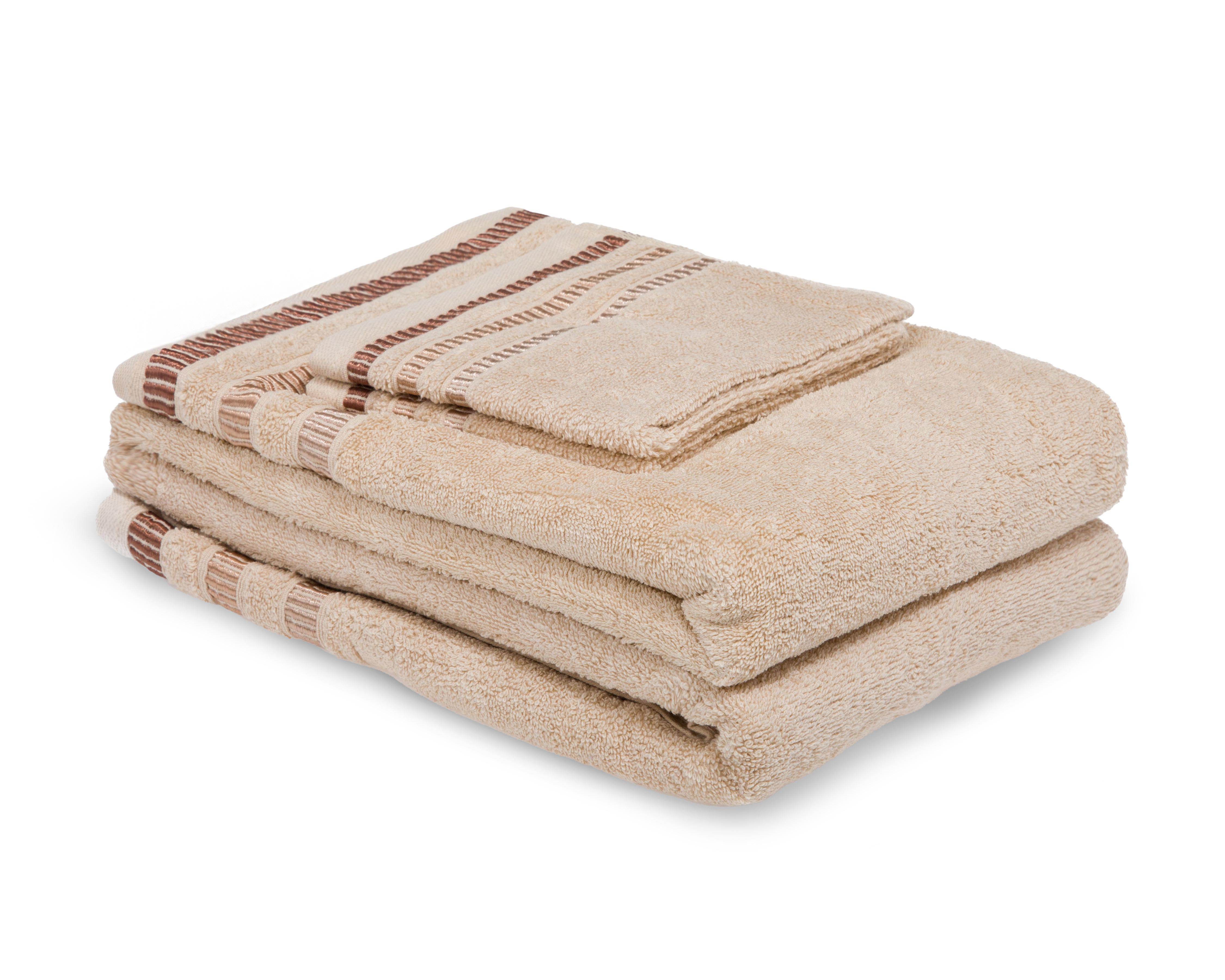 Foto 1 | Toalla Starhaus Betty Beige 4 Piezas