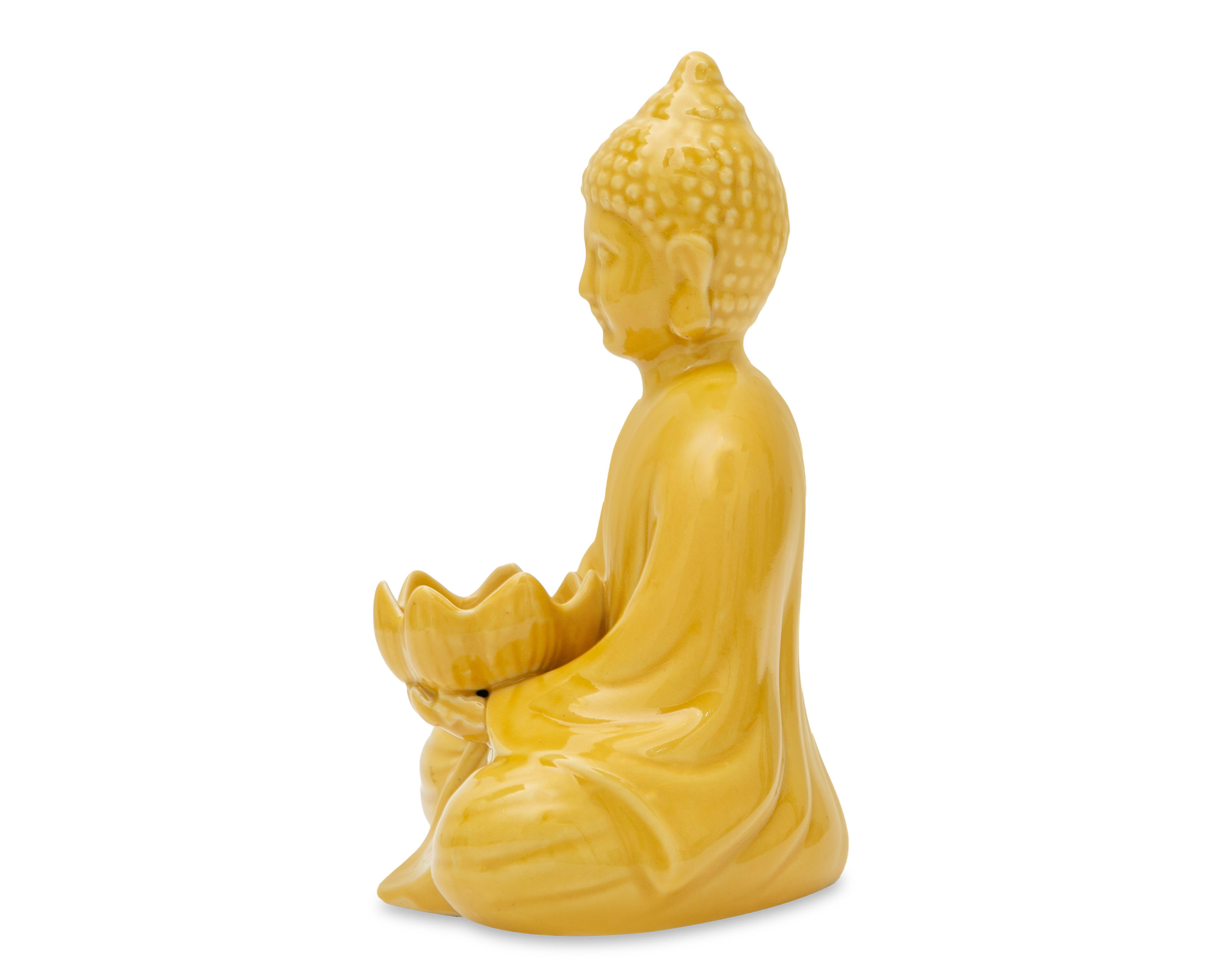 Foto 4 pulgar | Escultura de Buda Hilda de Cerámica