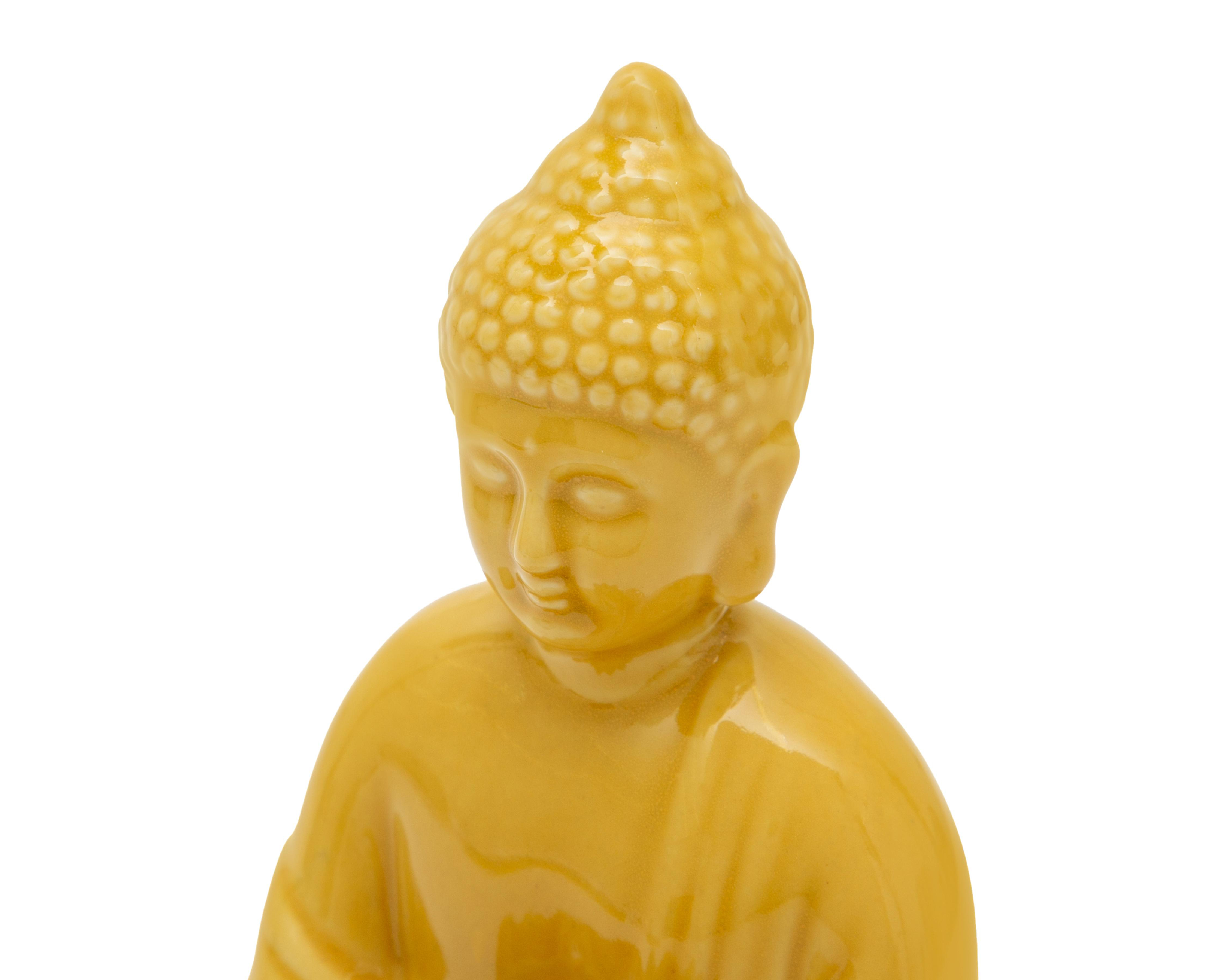Foto 4 | Escultura de Buda Hilda de Cerámica