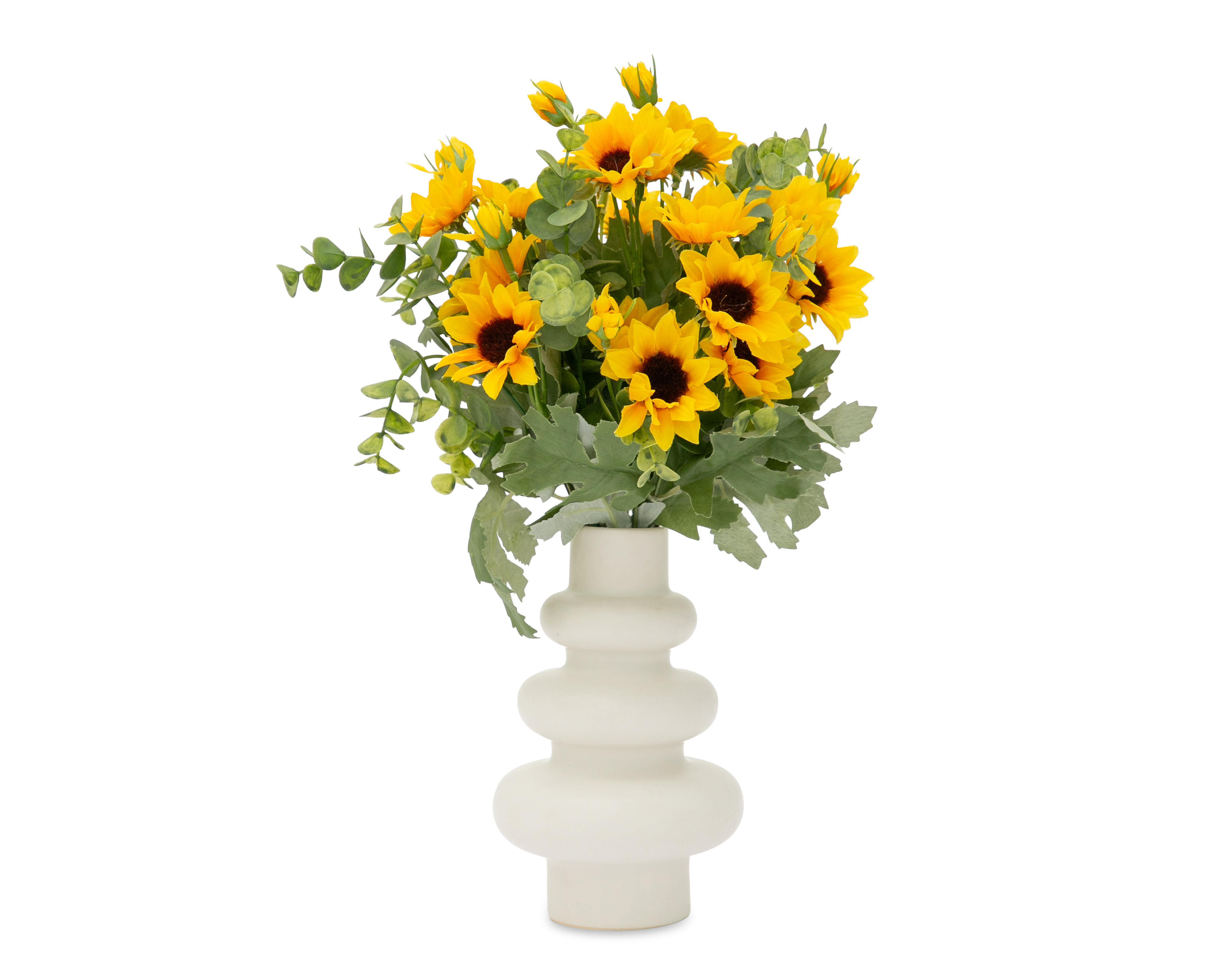 Girasol Artificial con Florero Starhaus 39 cm