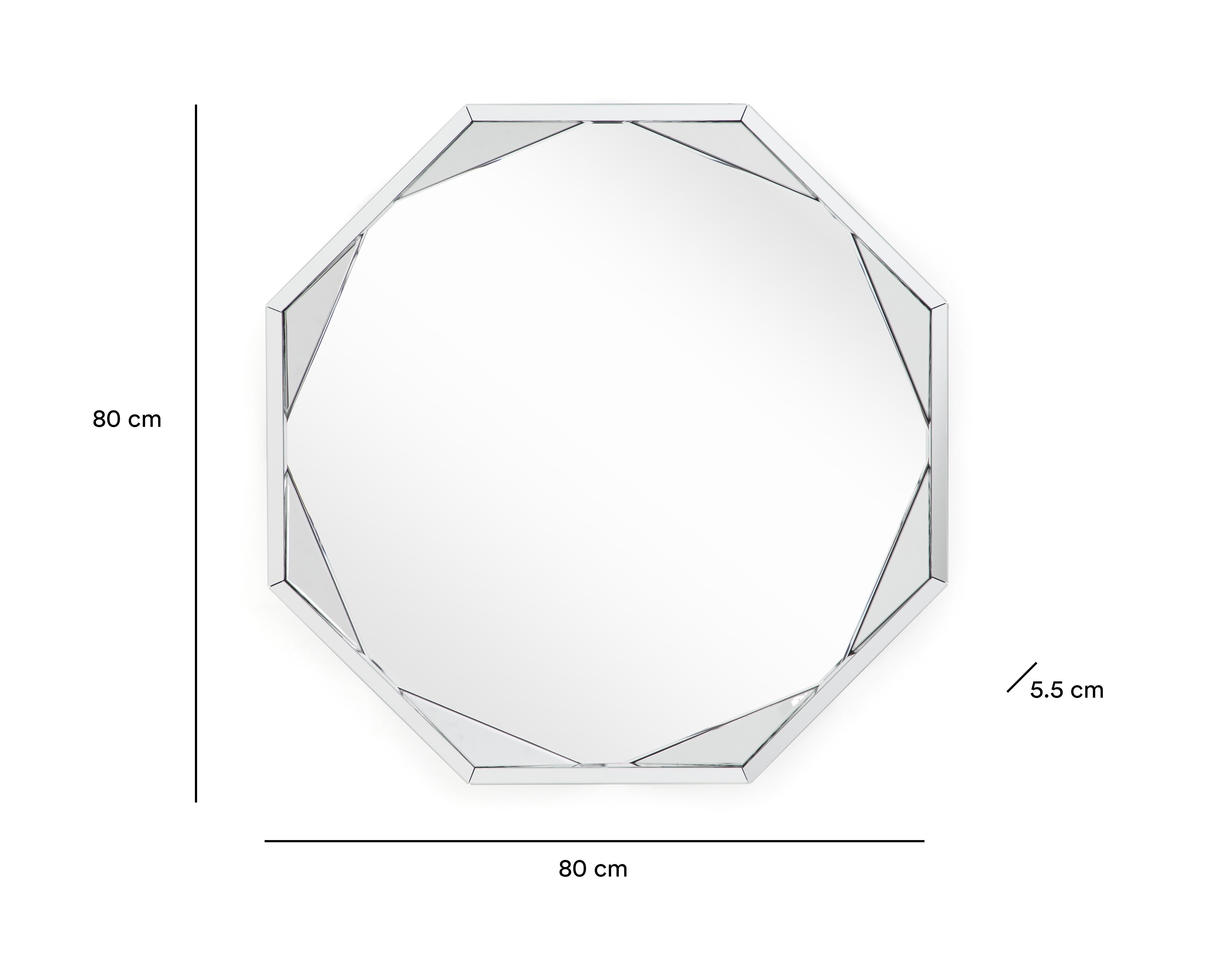Foto 6 pulgar | Espejo Octagonal Parvani 80 x 80 cm