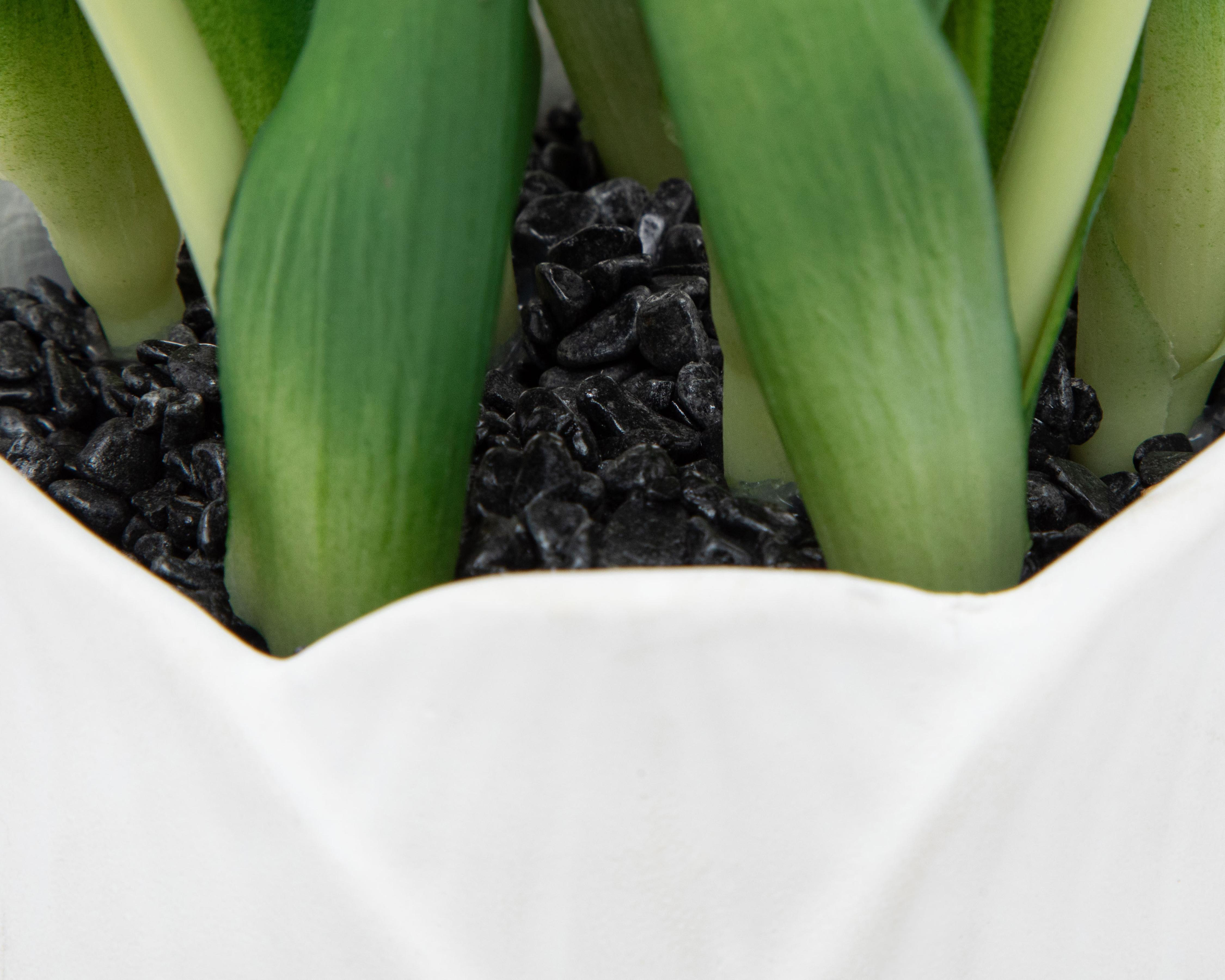 Foto 4 pulgar | Tulipán Artificial con Maceta Starhaus 28 cm