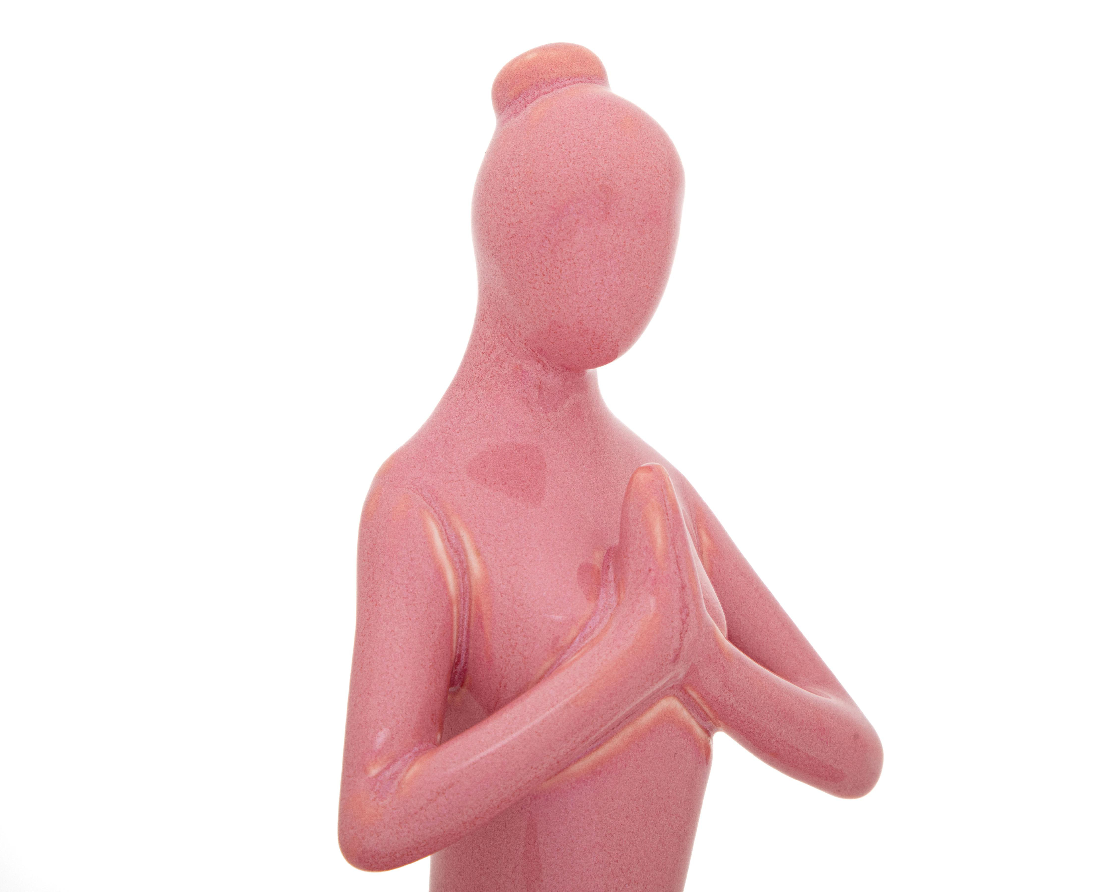 Foto 4 pulgar | Escultura de Mujer Leonella de Cerámica