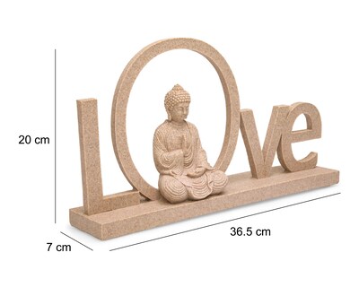 Foto 5 | Escultura de Buda Kacey de Poliresina