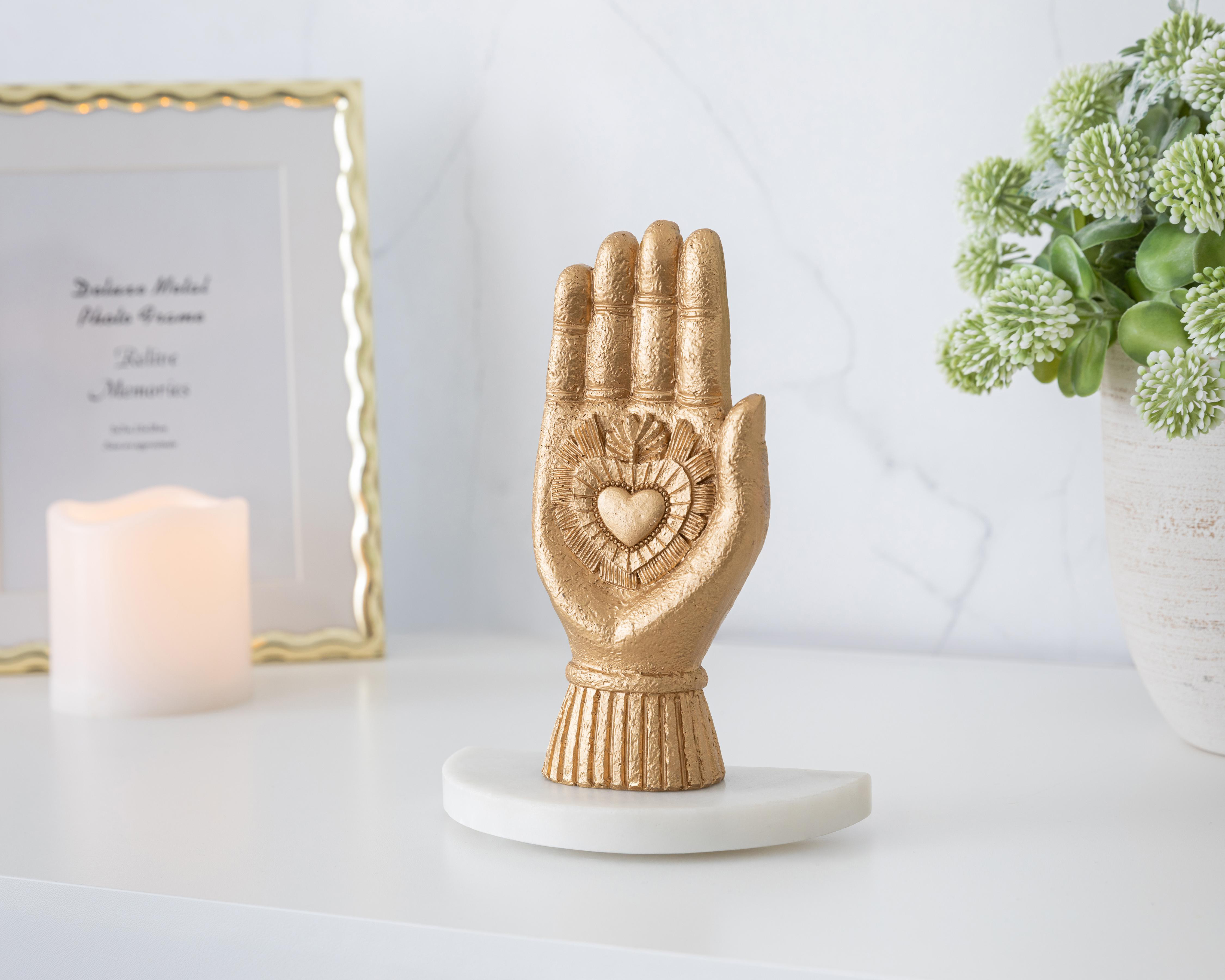 Foto 5 pulgar | Escultura de Mano Yui de Poliresina