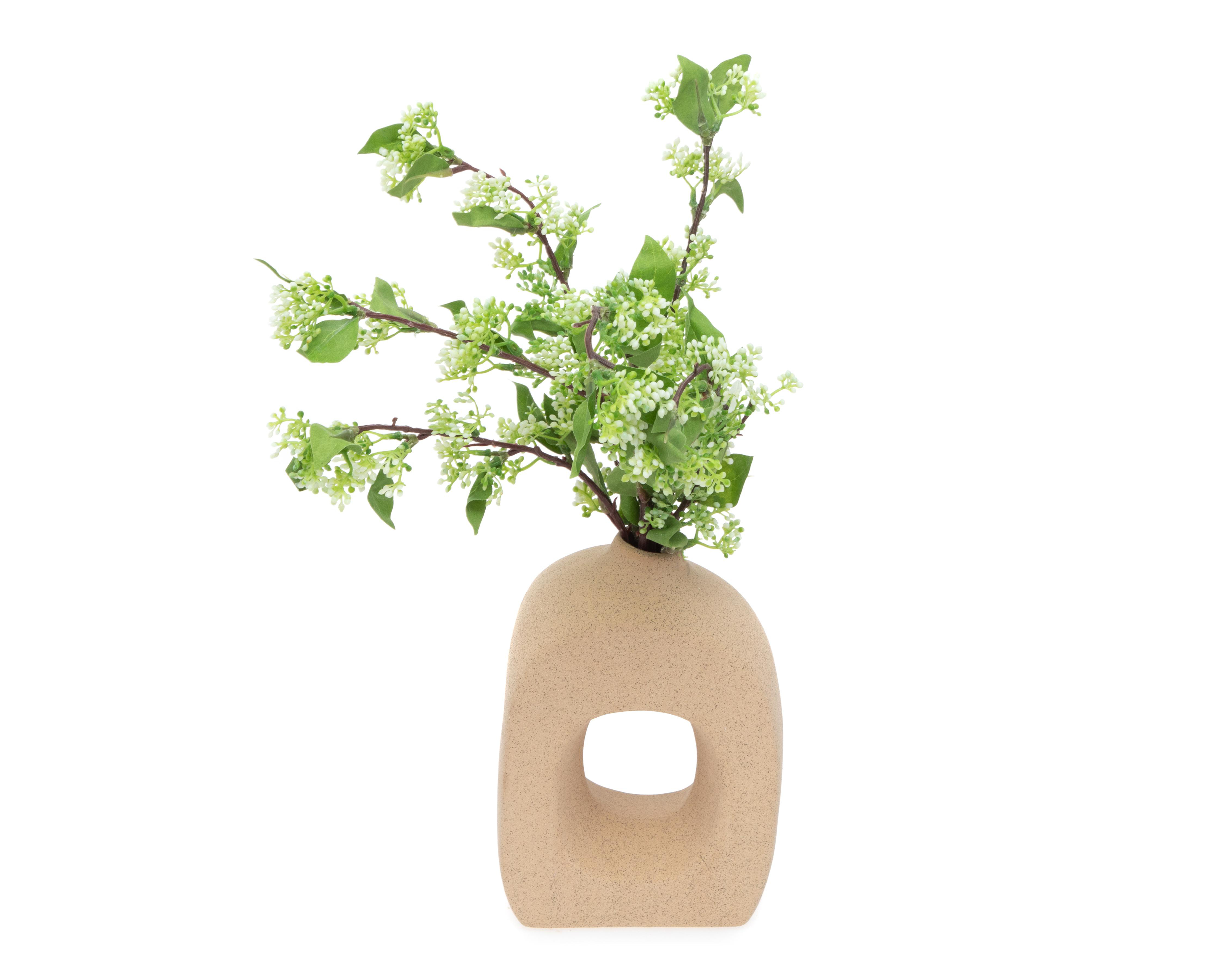 Foto 3 pulgar | Planta Artificial con Florero Starhaus 40 cm