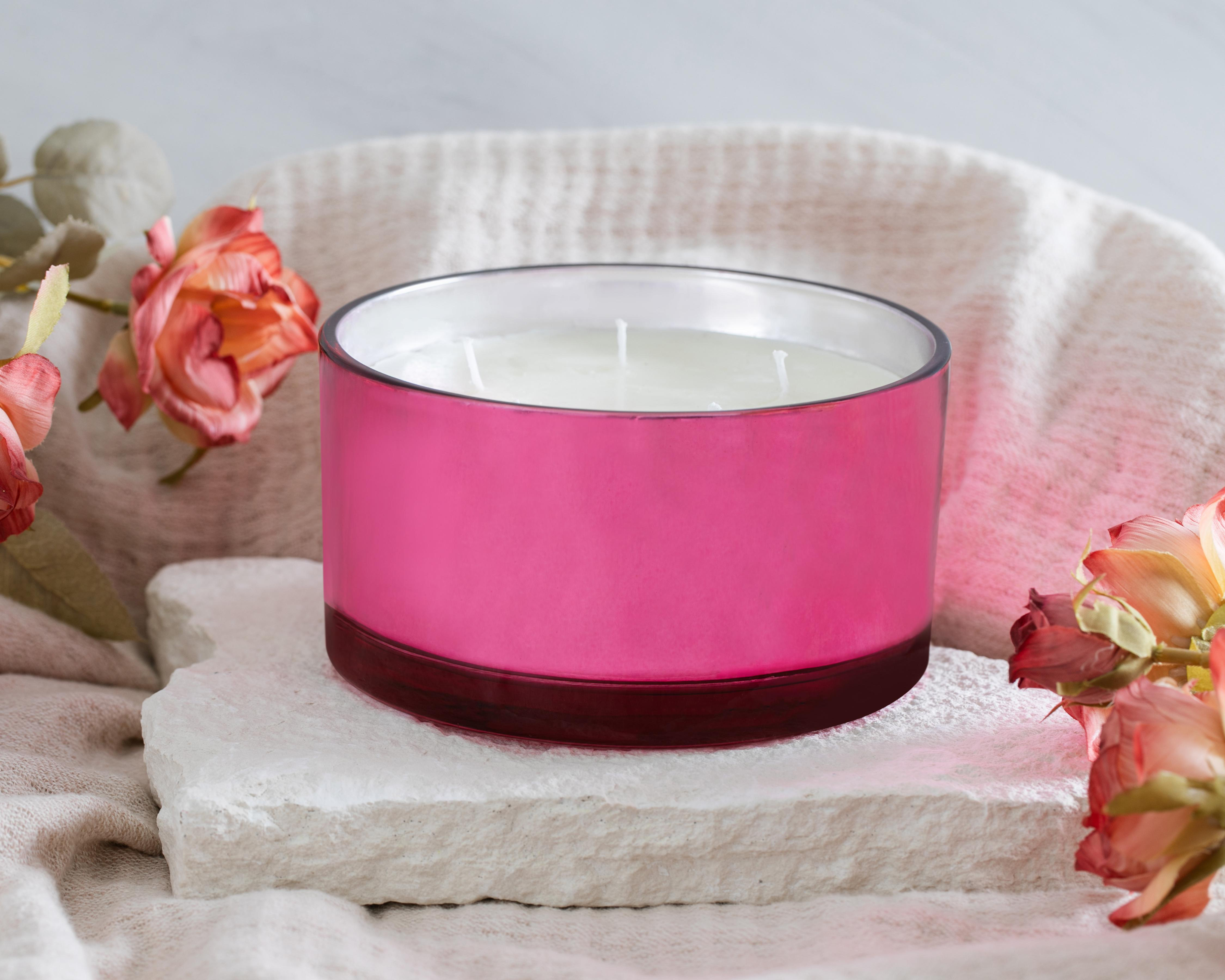 Foto 4 | Vela Decorativa Rosa
