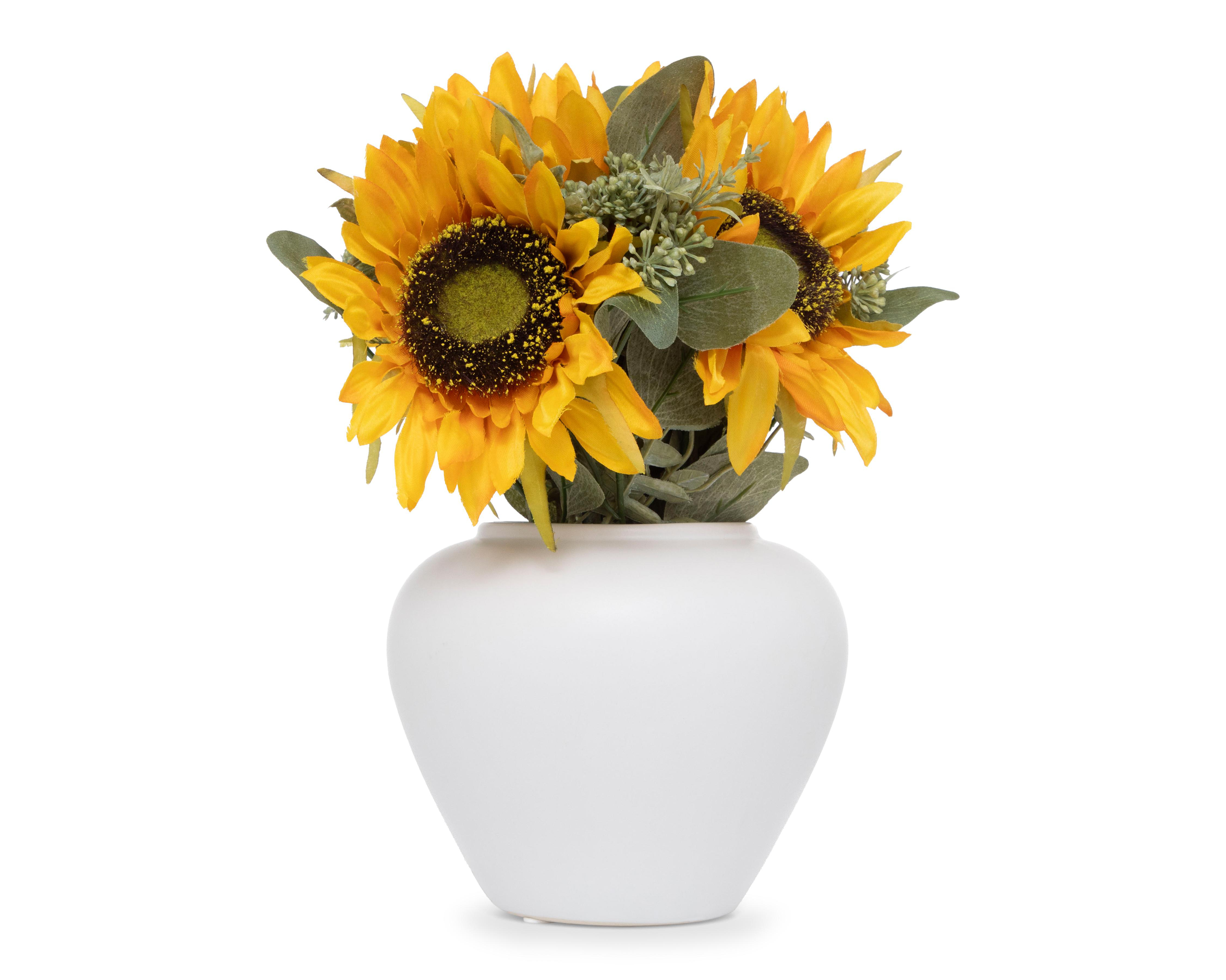 Girasoles Artificiales con Florero Starhaus 33 cm