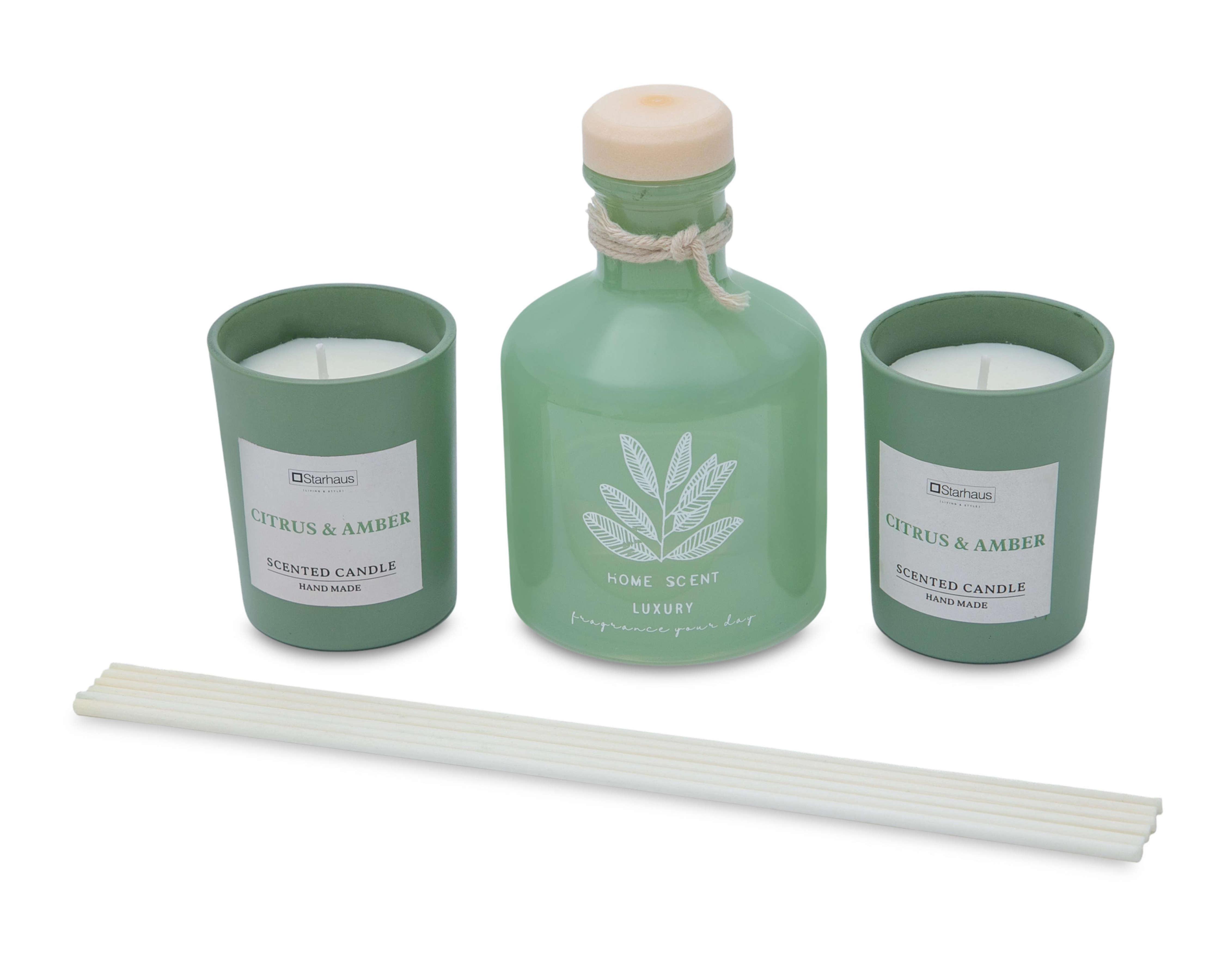 Vela y Difusor Aromático Citrus and Amber $149