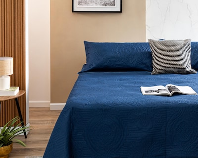 Foto 1 | Colcha Matrimonial Queen Spirit Linen Home Fermin Azul