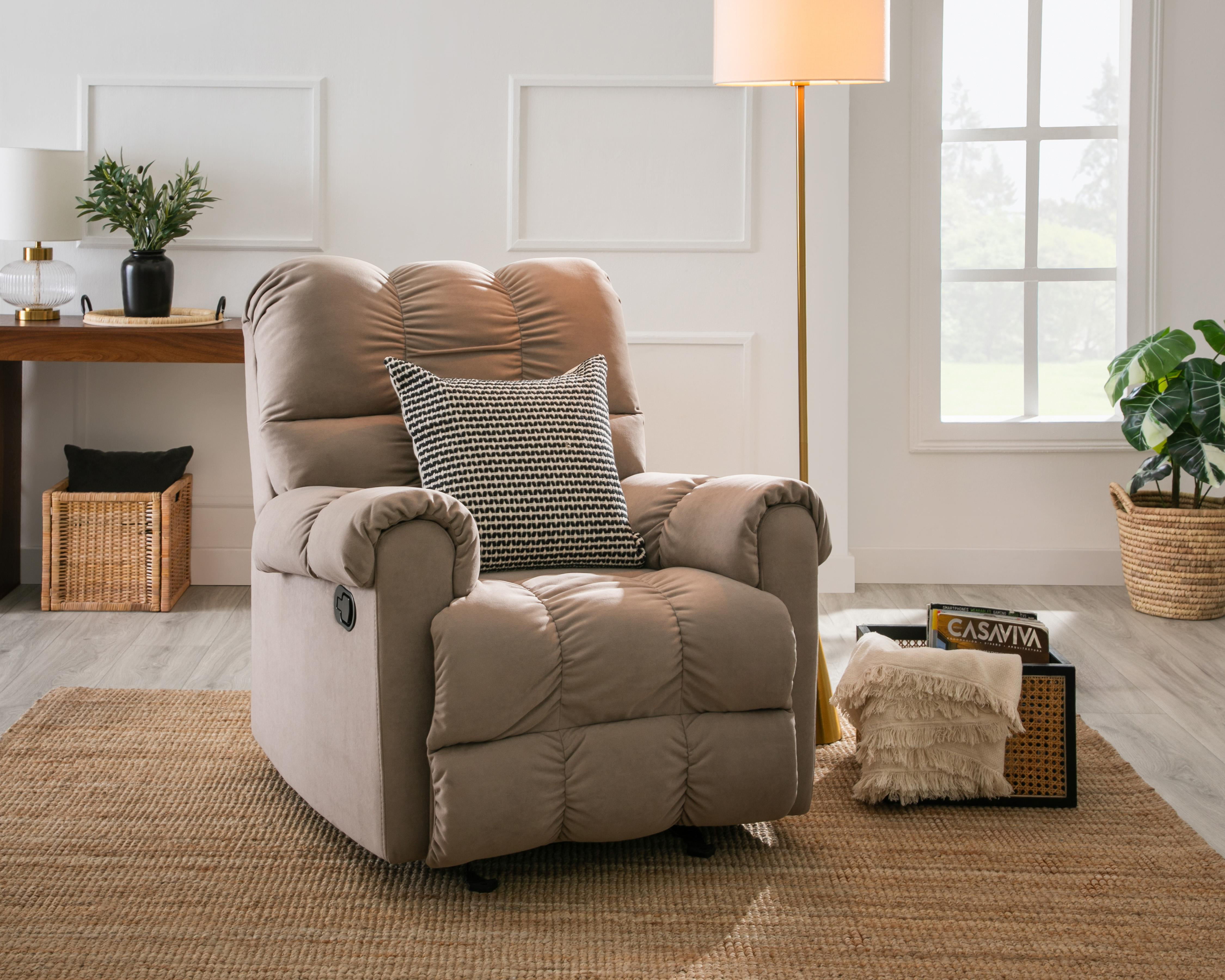 Sillón Reclinable Individual Kossel Zuge Beige